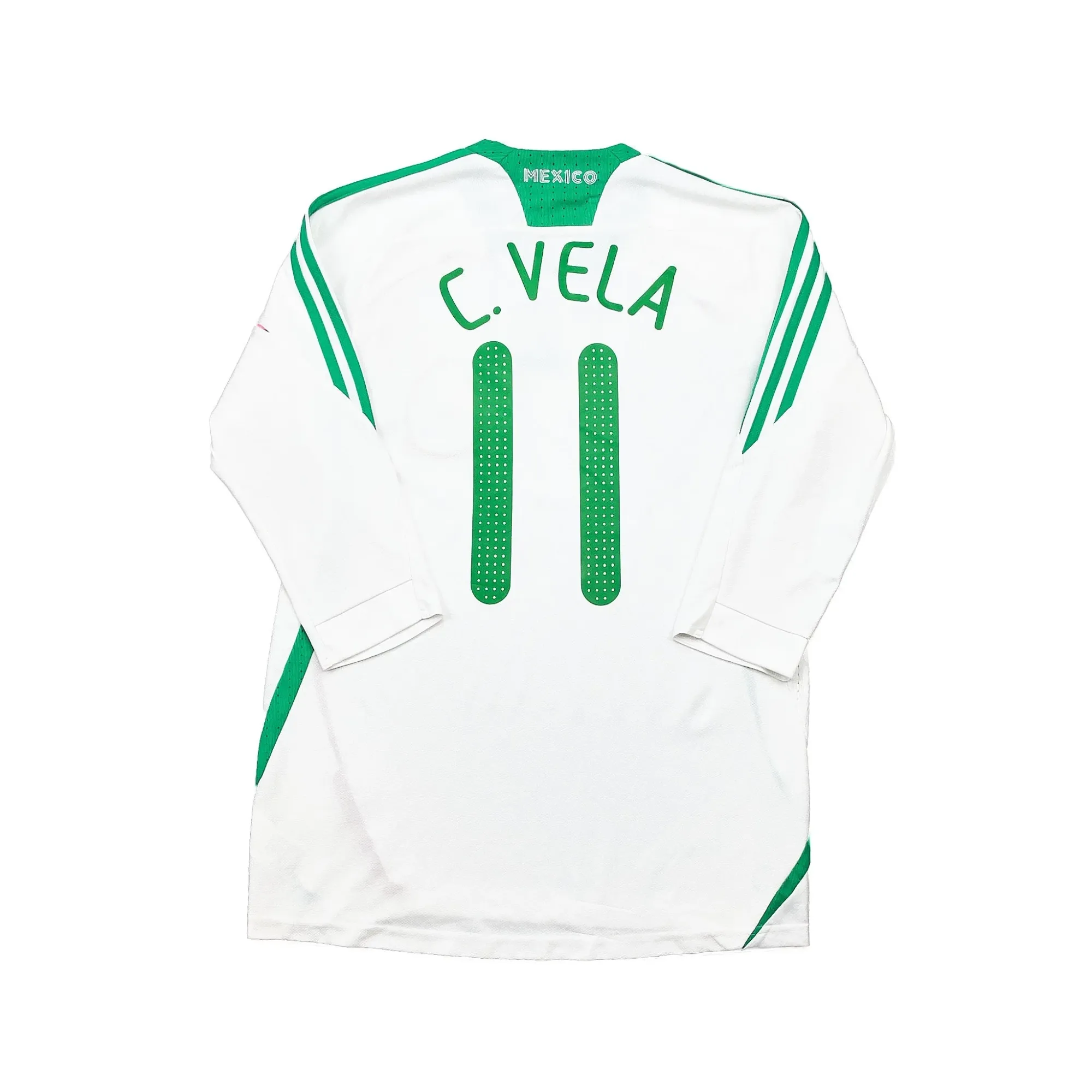 2008/09 Mexico C.Vela #11 Away Shirt (M) Adidas | Cult Kits