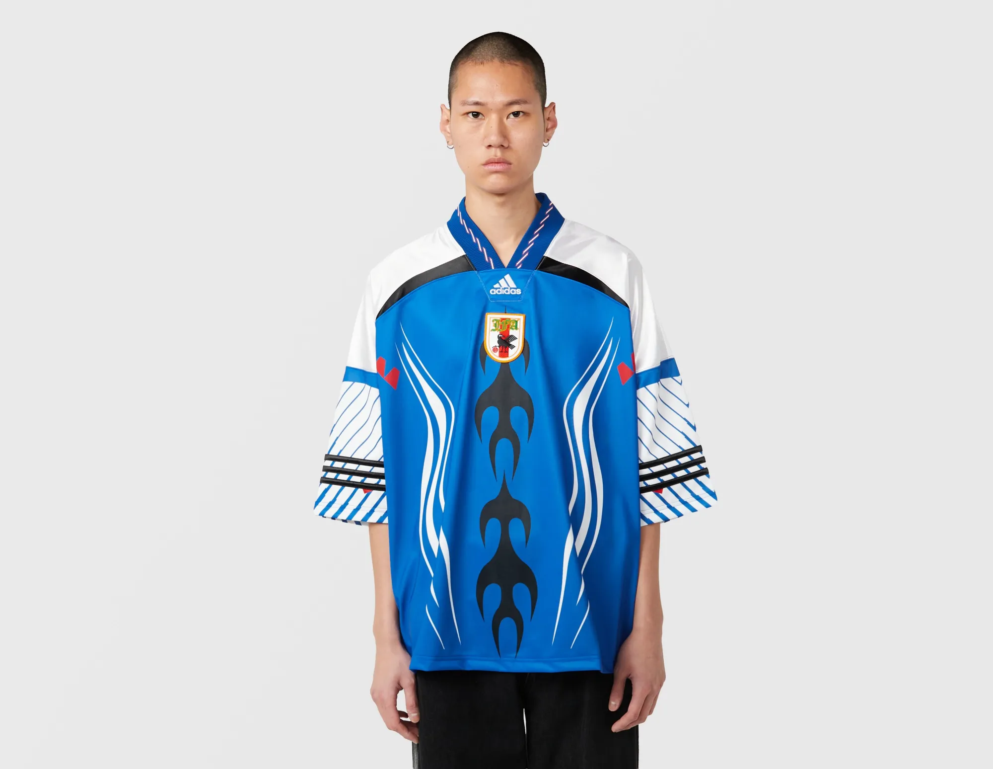 adidas Originals Bringbacks Remixed Japan Jersey, Blue | KD5984