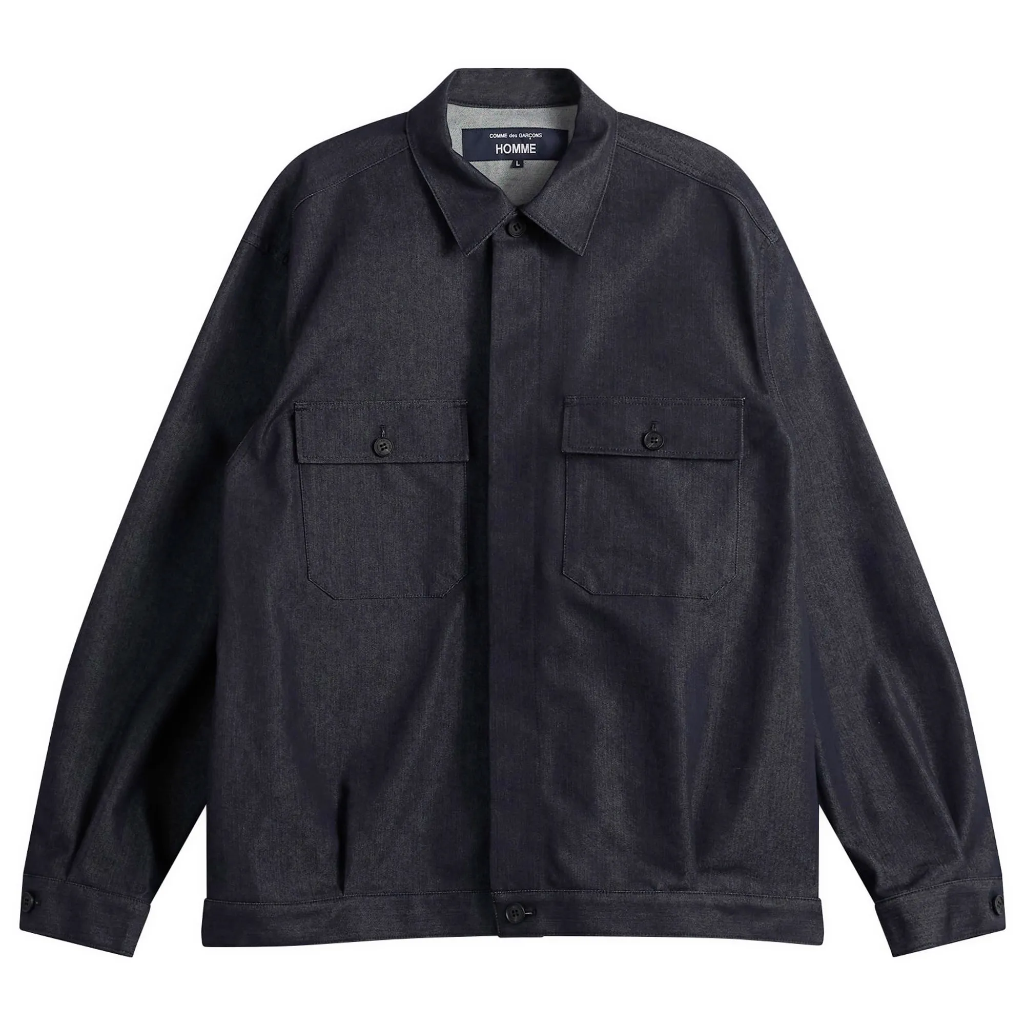 Comme des Garçons Homme Men's Denim Jacket Navy White