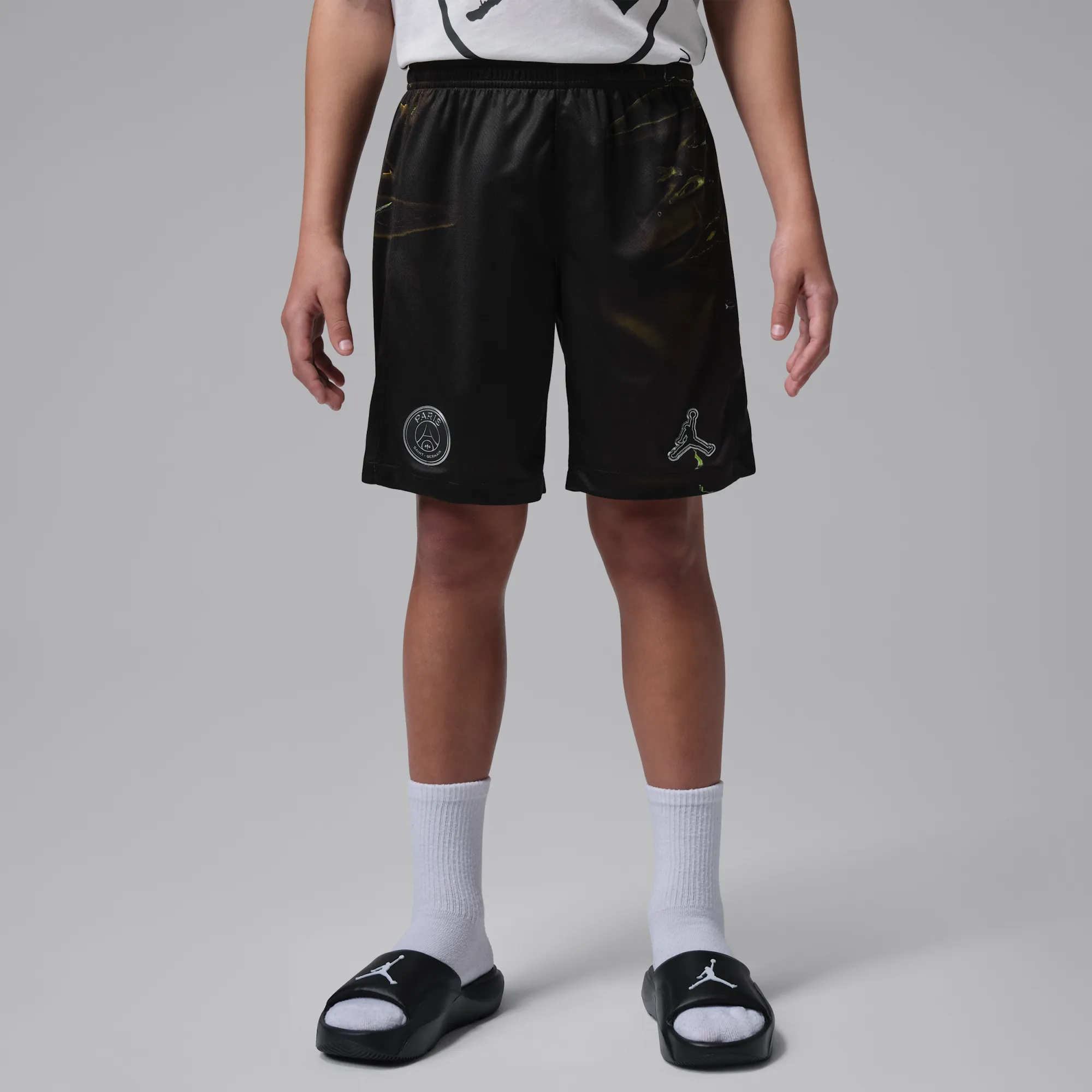 Nike Paris Saint-Germain 2026 Stadium Night Edition Jordan Dri-FIT Football Replica Shorts - Black