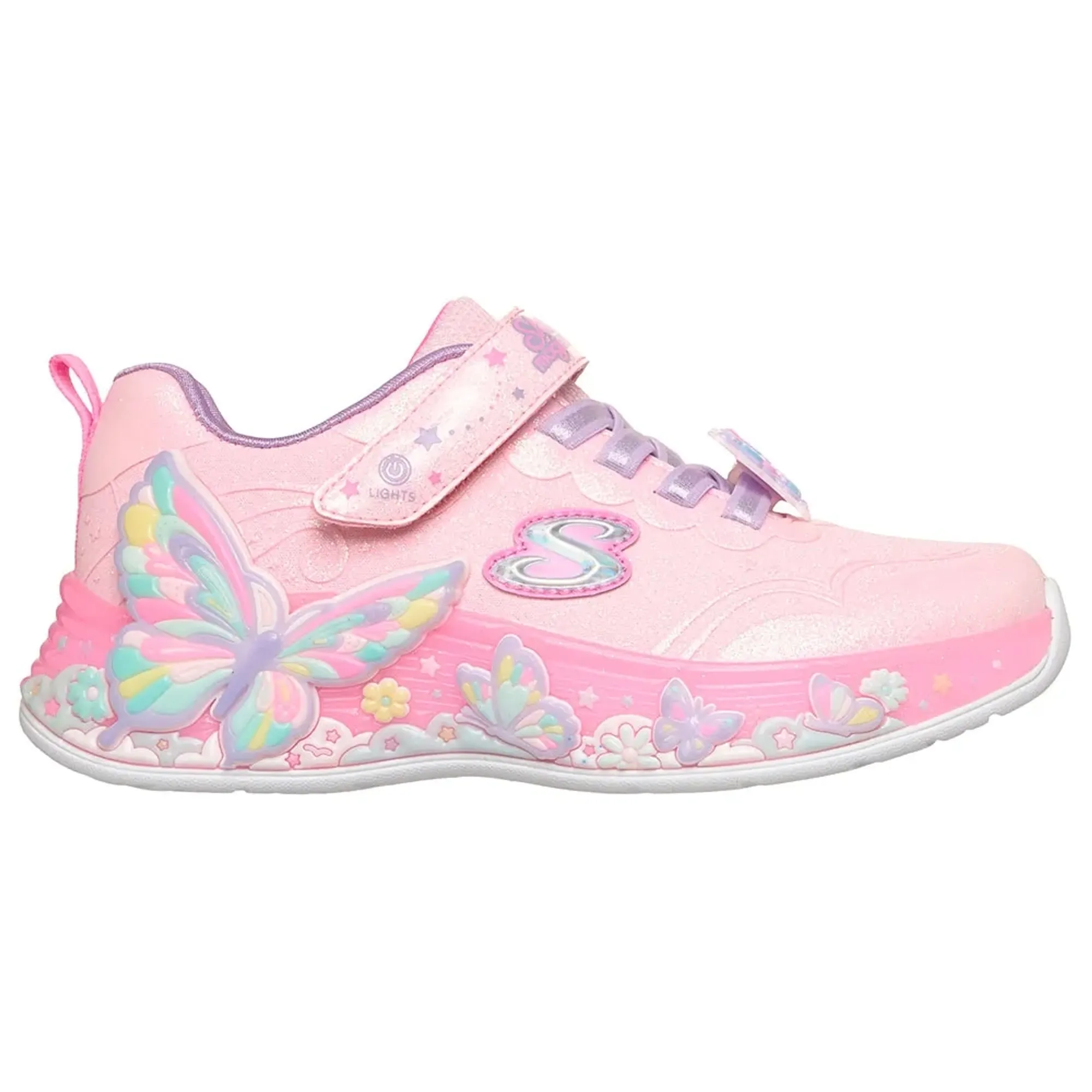 Skechers Butterfly Bliss Toddler Trainers - Pink
