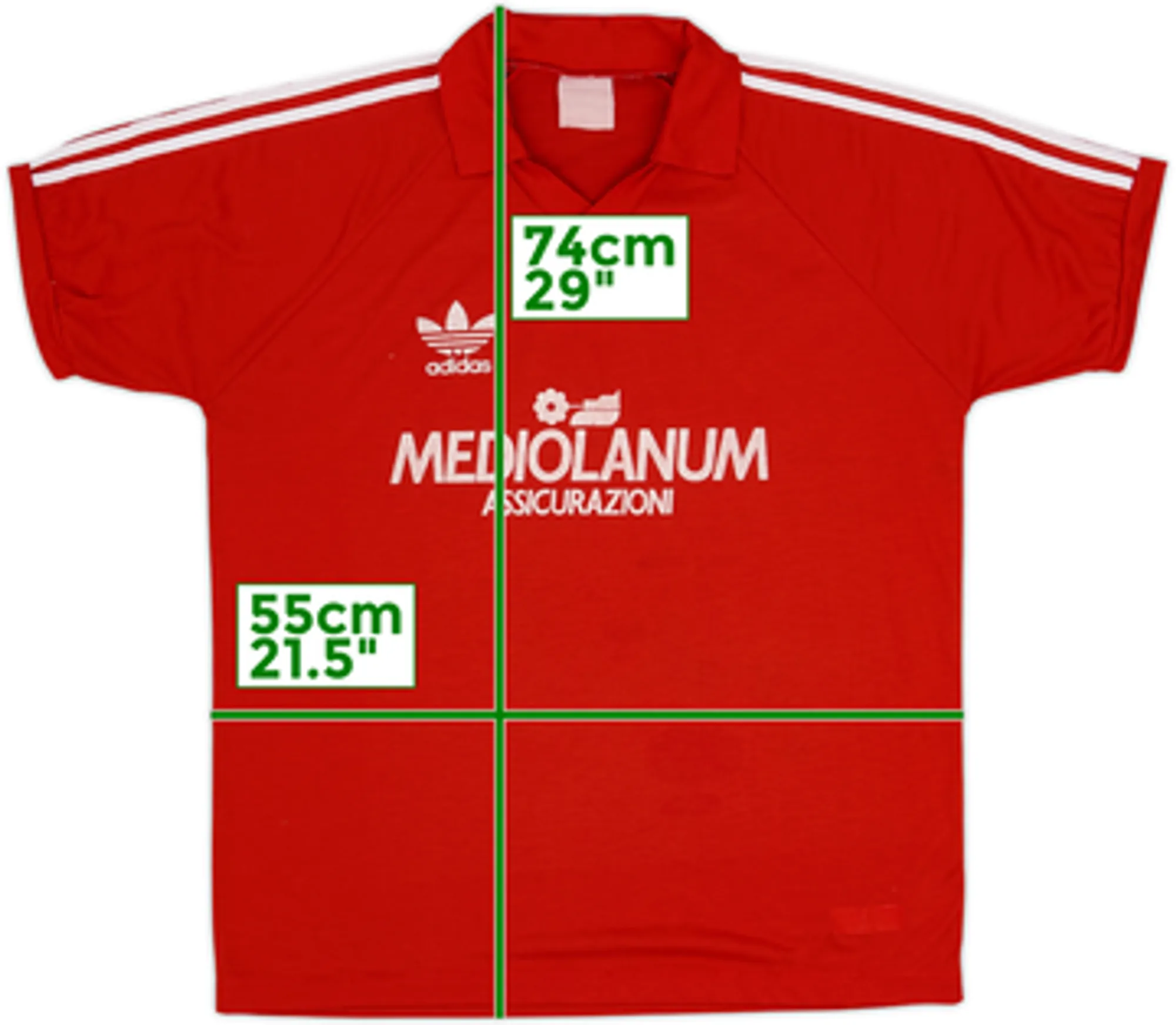 1990-91 AC Milan adidas Training Shirt - 7/10 - (L)