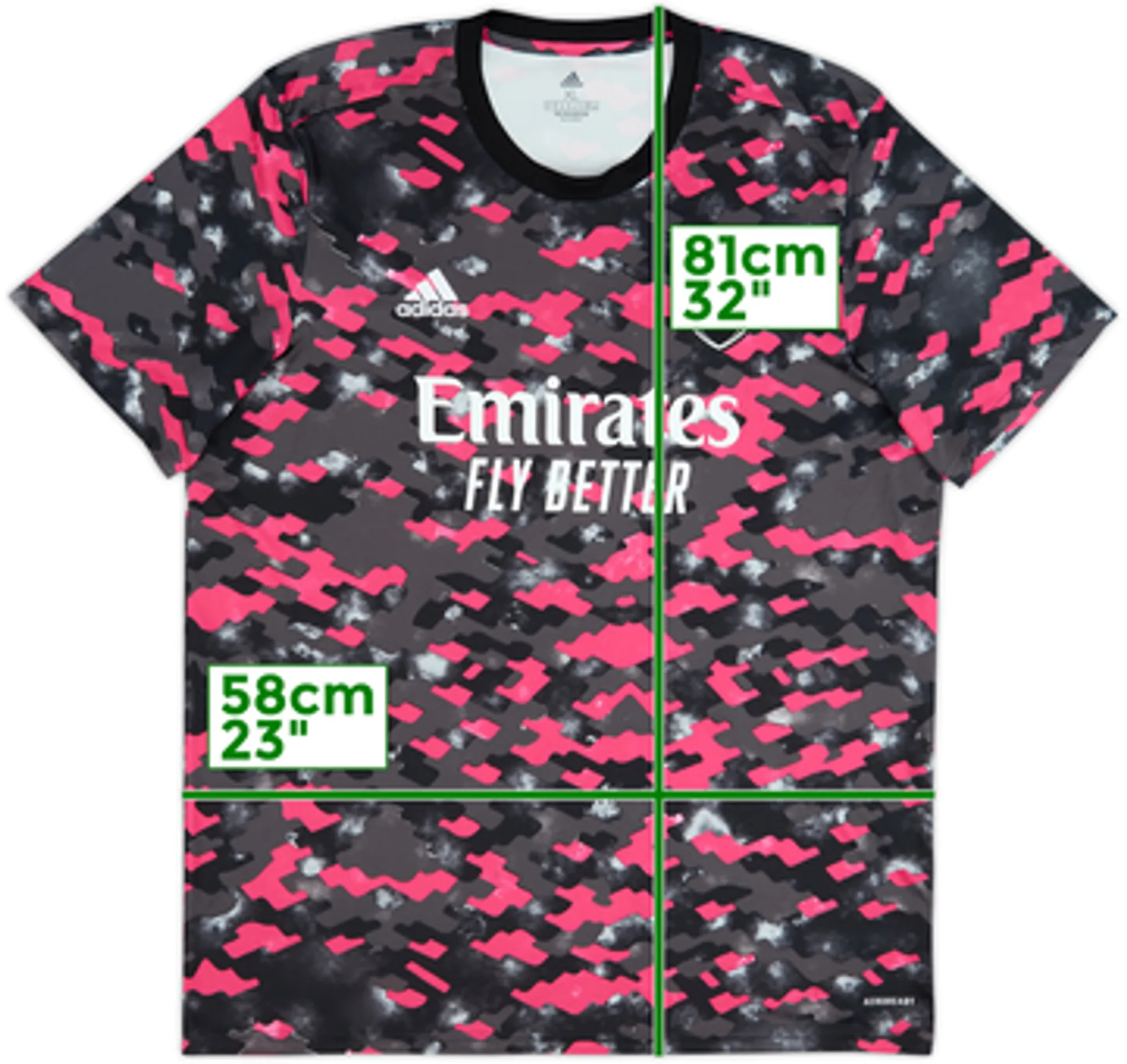 2021-22 Arsenal adidas Training Shirt - 10/10 - (L)