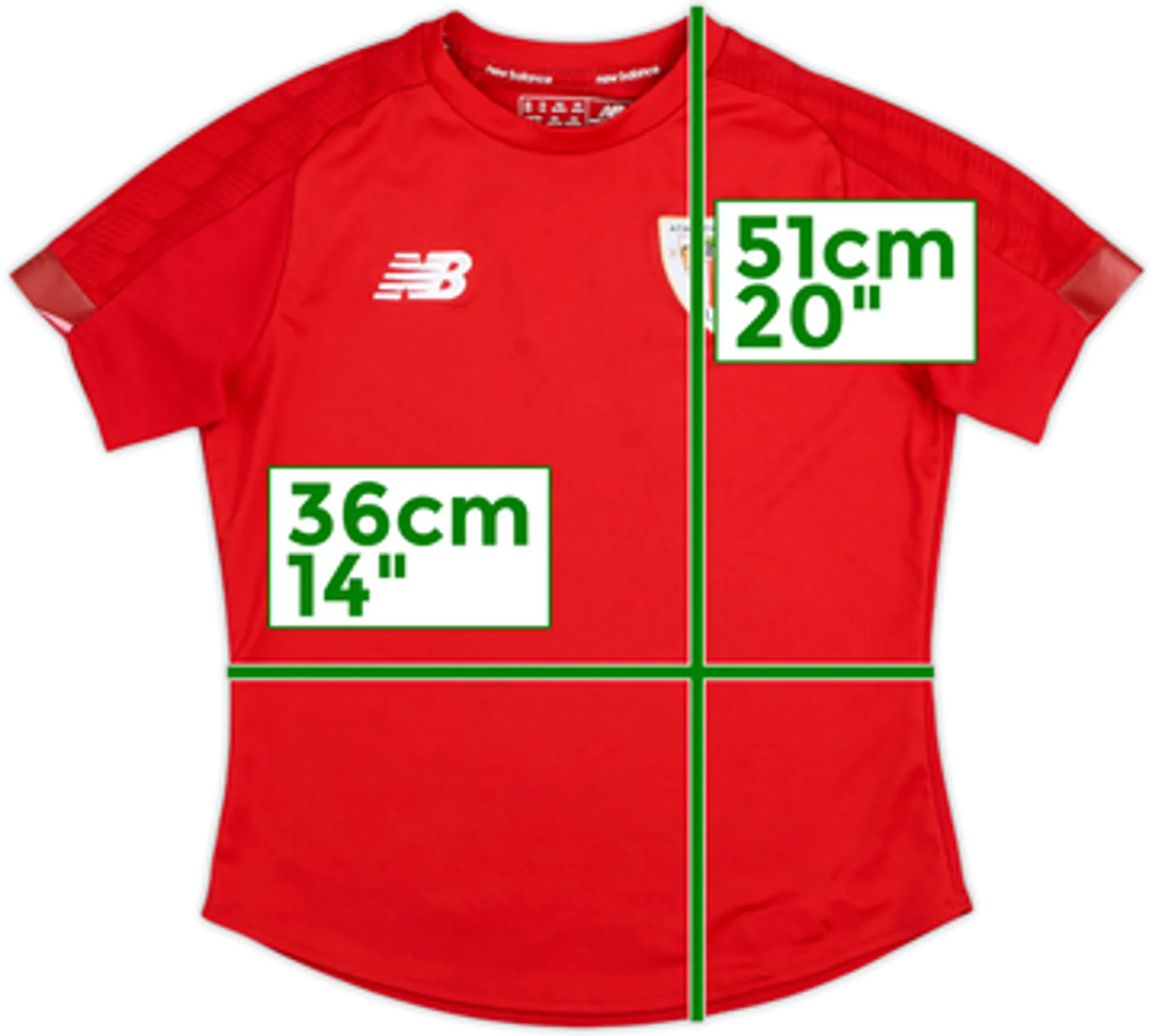 2017-18 Athletic Bilbao New Balance Training Shirt - 10/10 - (S.Boys)