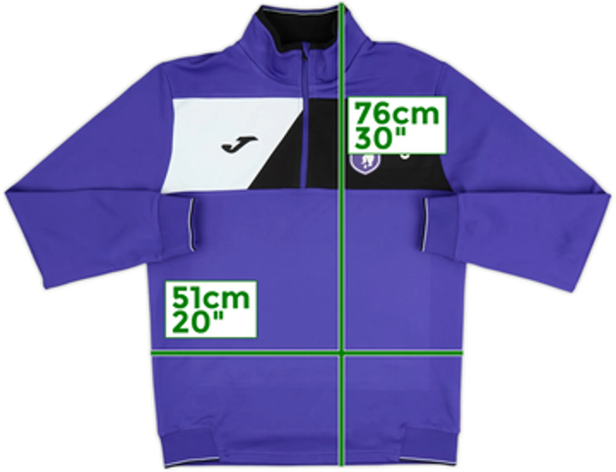 2019-20 Beerschot Player Issue Joma 1/4 Zip Drill Top #3 - 8/10 - (L)