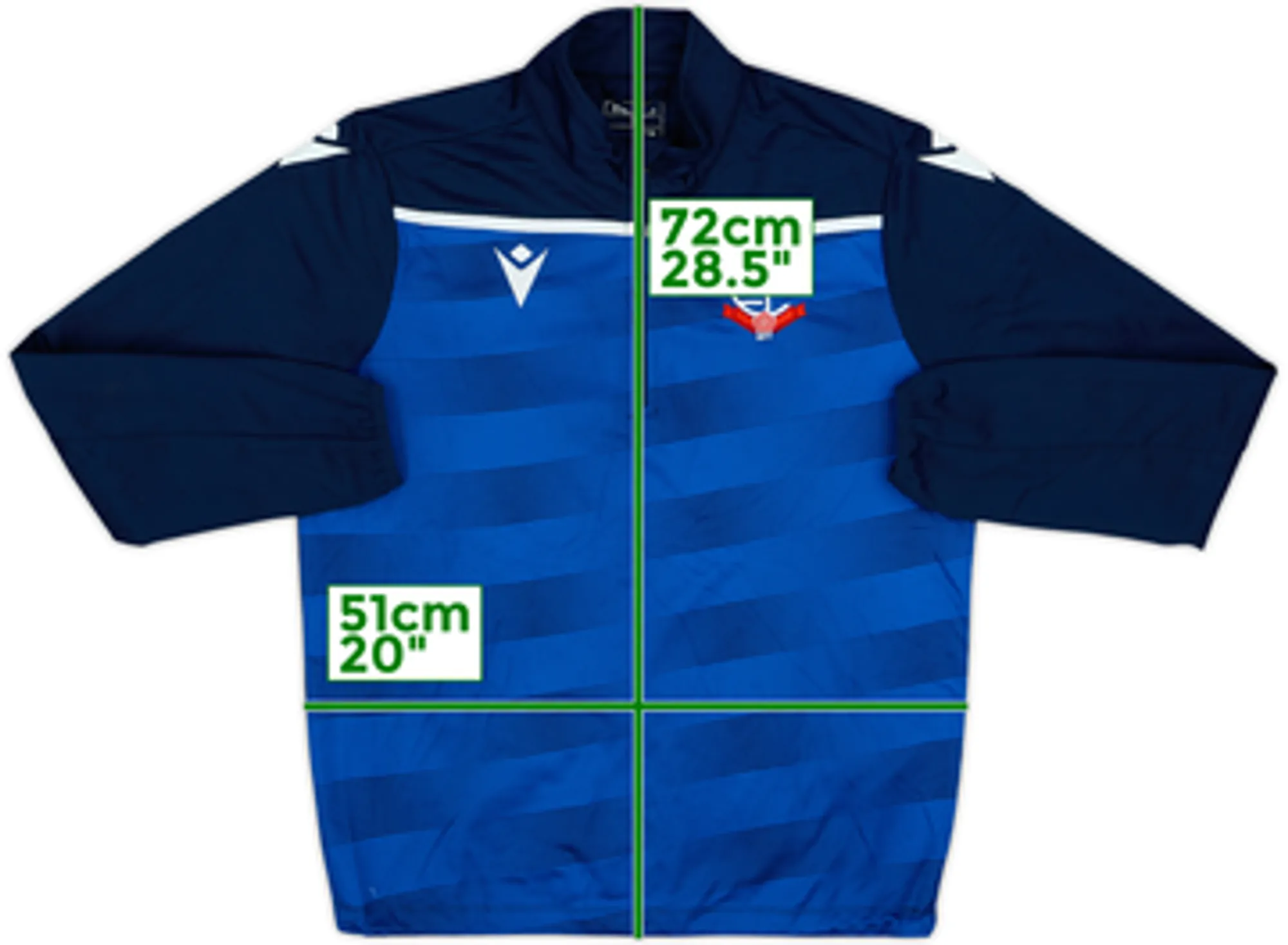 2020-21 Bolton Macron 1/4 Zip Drill Top - 8/10 - (S)