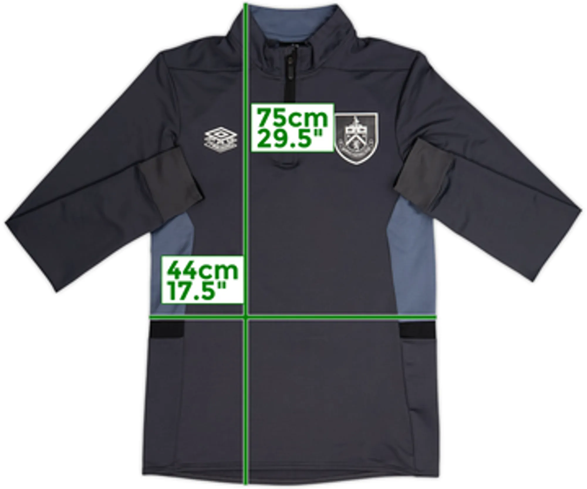 2023-24 Burnley Umbro 1/4 Zip Drill Top - 7/10 - (S)