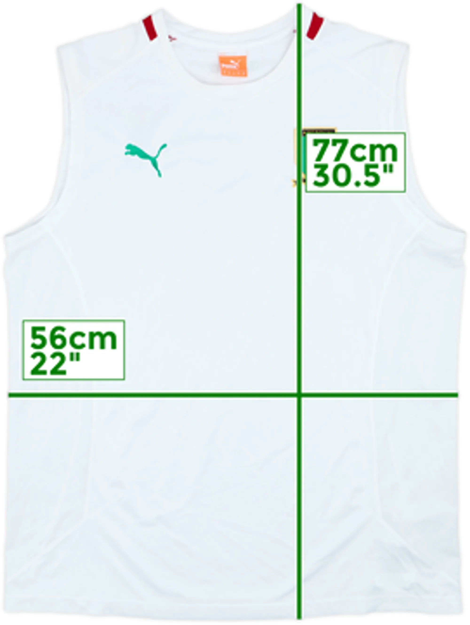 2012-14 Cameroon Puma Training Vest - 9/10 - (XL)