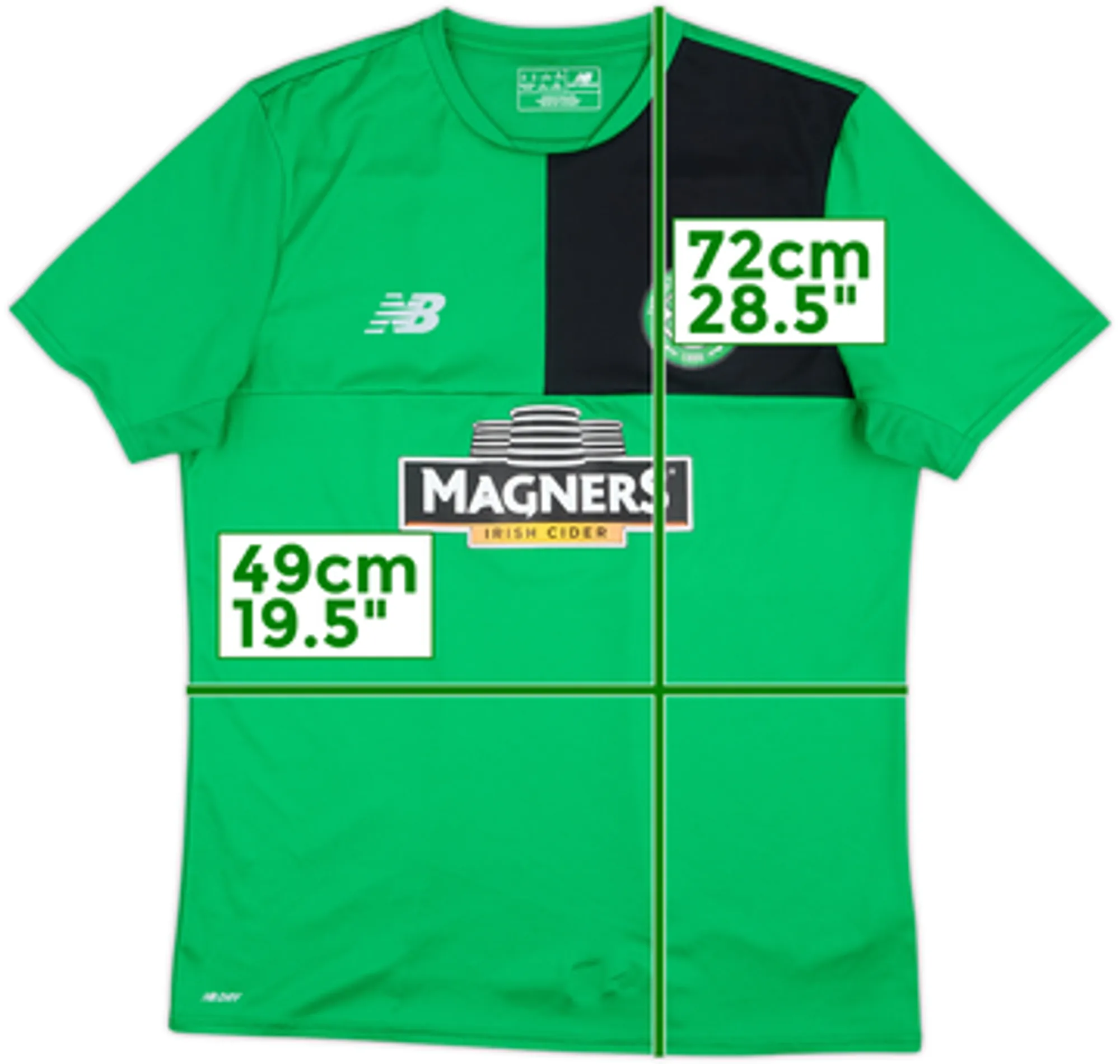2016-17 Celtic New Balance Training Shirt - 10/10 - (L)