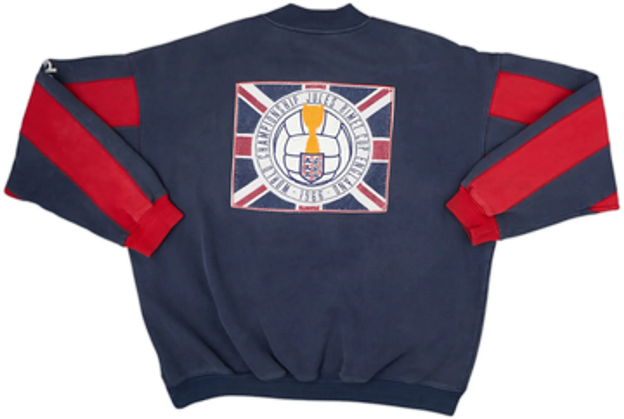 1995-96 England adidas 1/4 Zip Drill Top - 6/10 - (L)