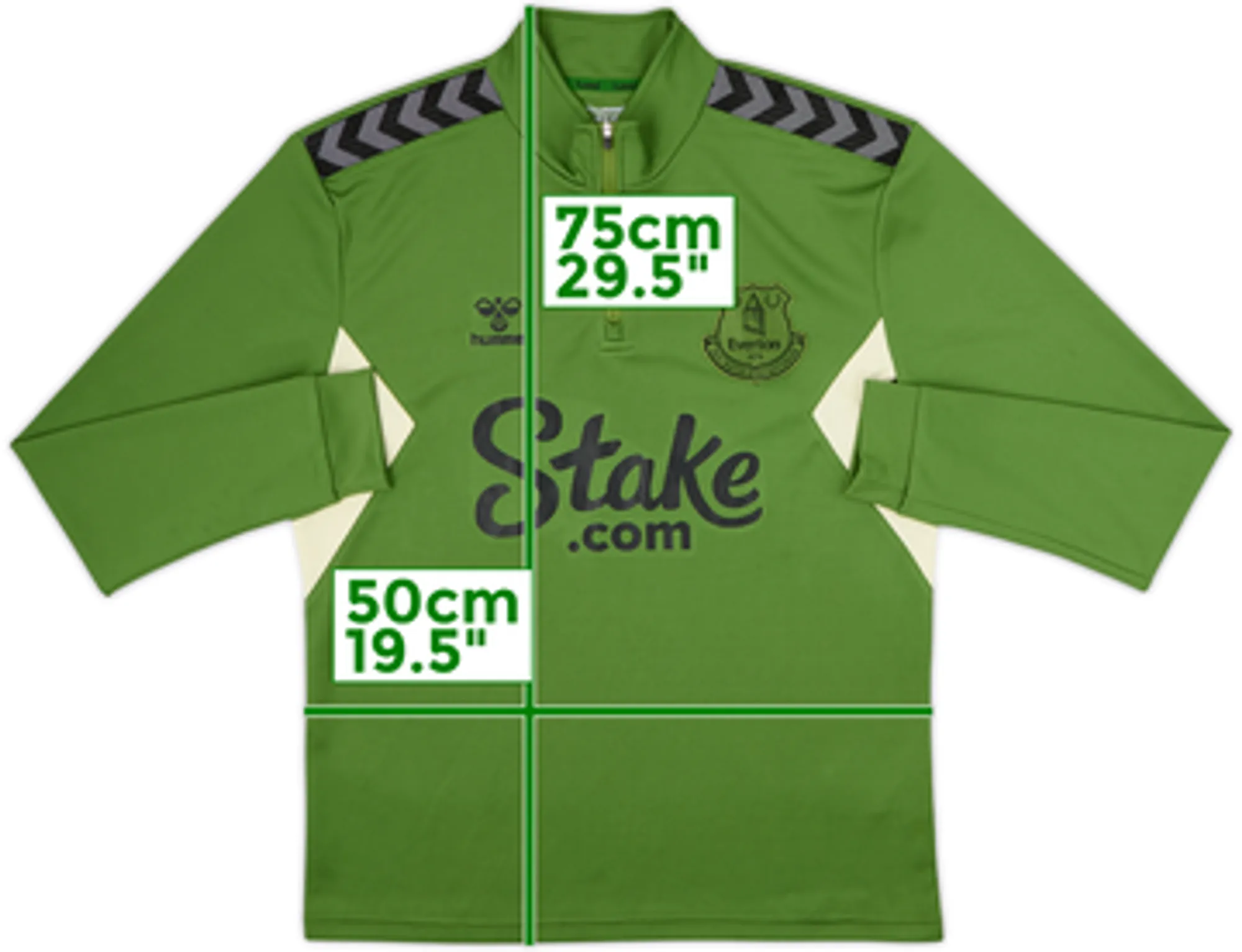 2023-24 Everton Hummel 1/4 Zip Drill Top - 8/10 - (M)