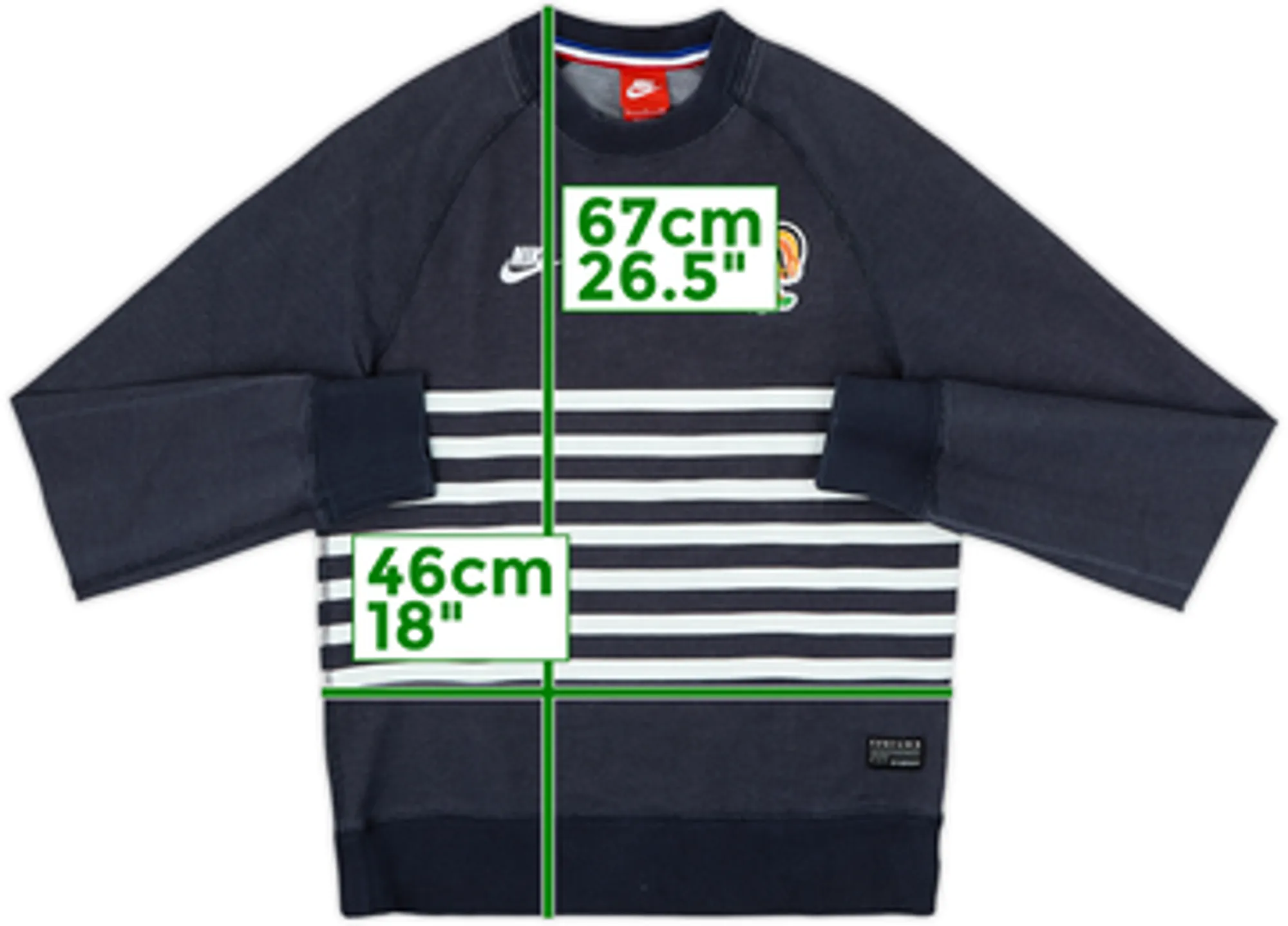 2014-15 France Nike Sweat Top - 7/10 - (S)