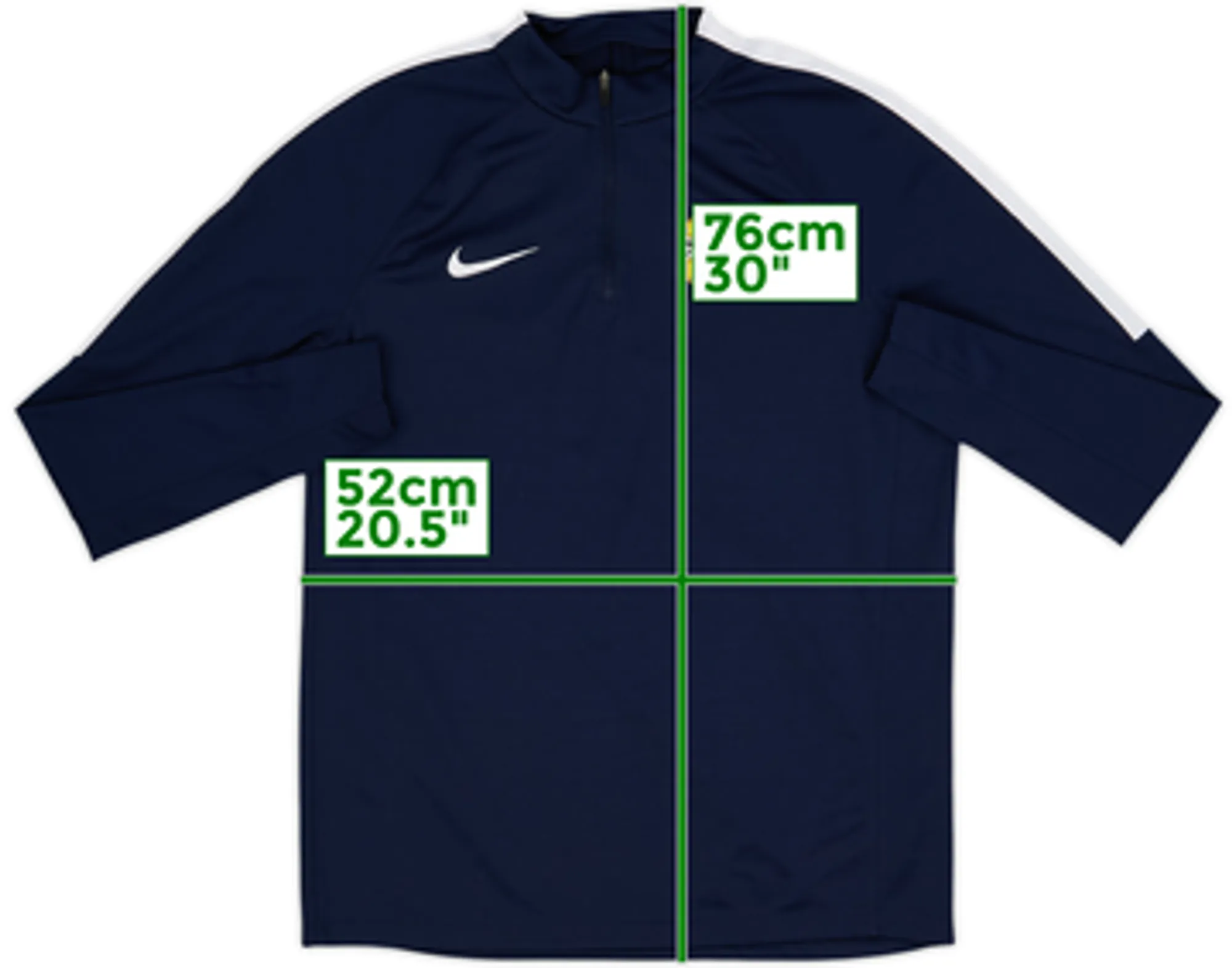 2017-18 Hellas Verona Nike 1/4 Zip Drill Top - 8/10 - (L)