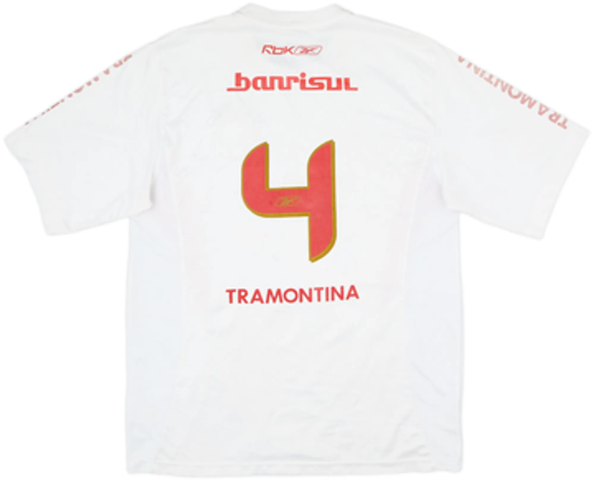 2006 Internacional Reebok Training Shirt #4 - 9/10 - (L)