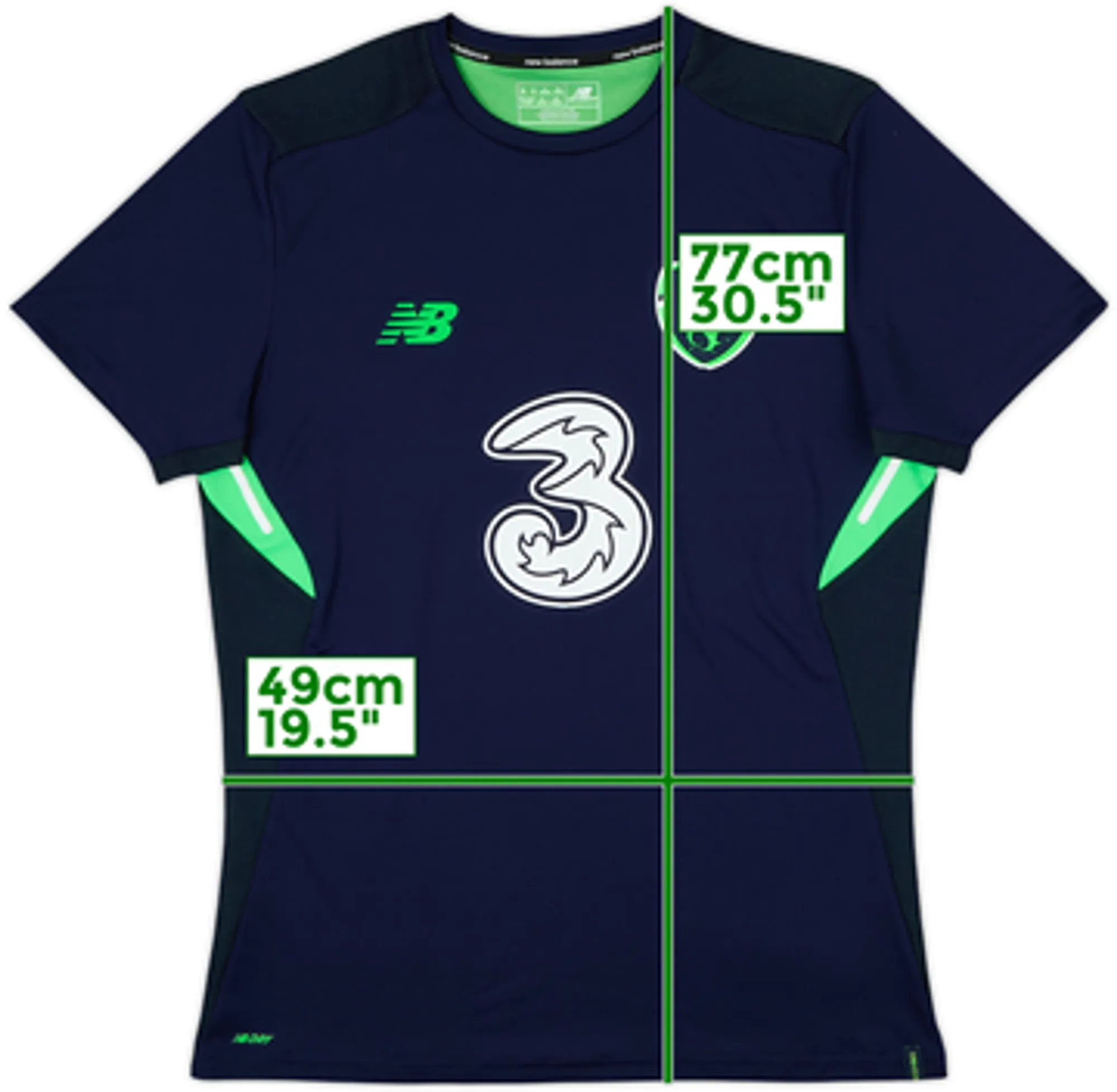2017-18 Ireland New Balance Training Shirt - 10/10 - (L)