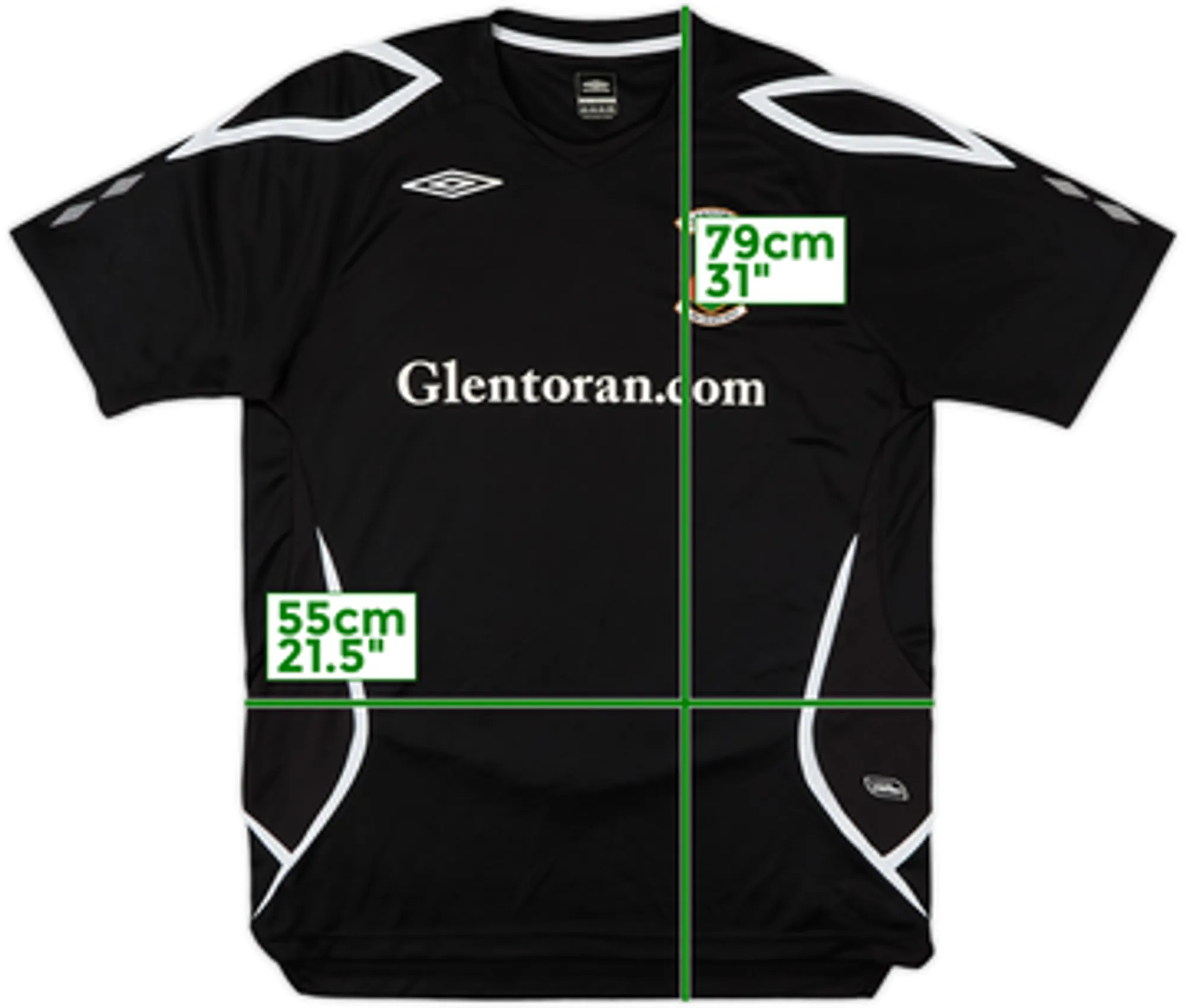 2009-10 Glentoran Umbro Training Shirt - 7/10 - (L)