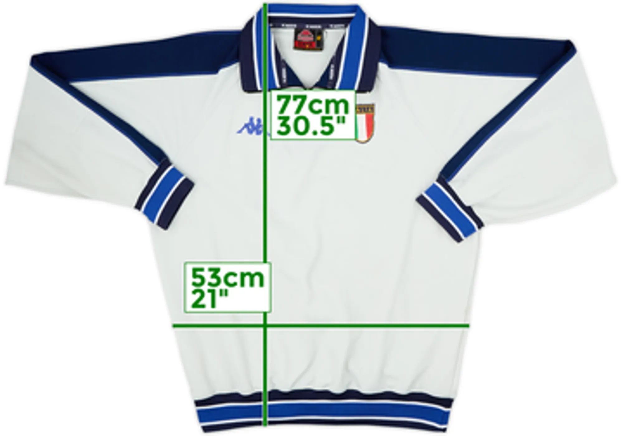 2000-01 Italy Kappa 1/4 Zip Drill Top - 7/10 - (XL)