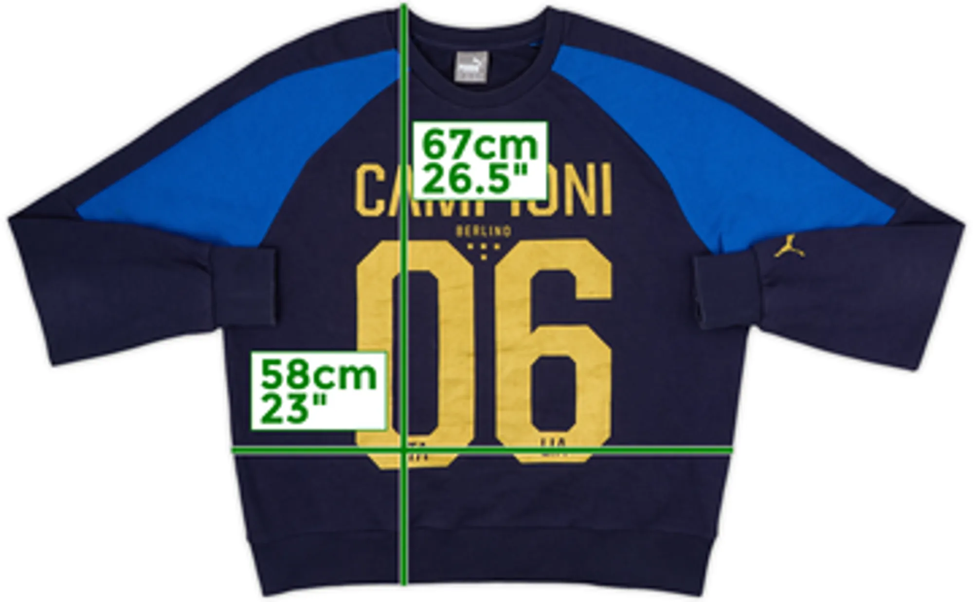 2006-08 Italy 'Campioni '06' Puma Sweat Top - 7/10 - (XL)