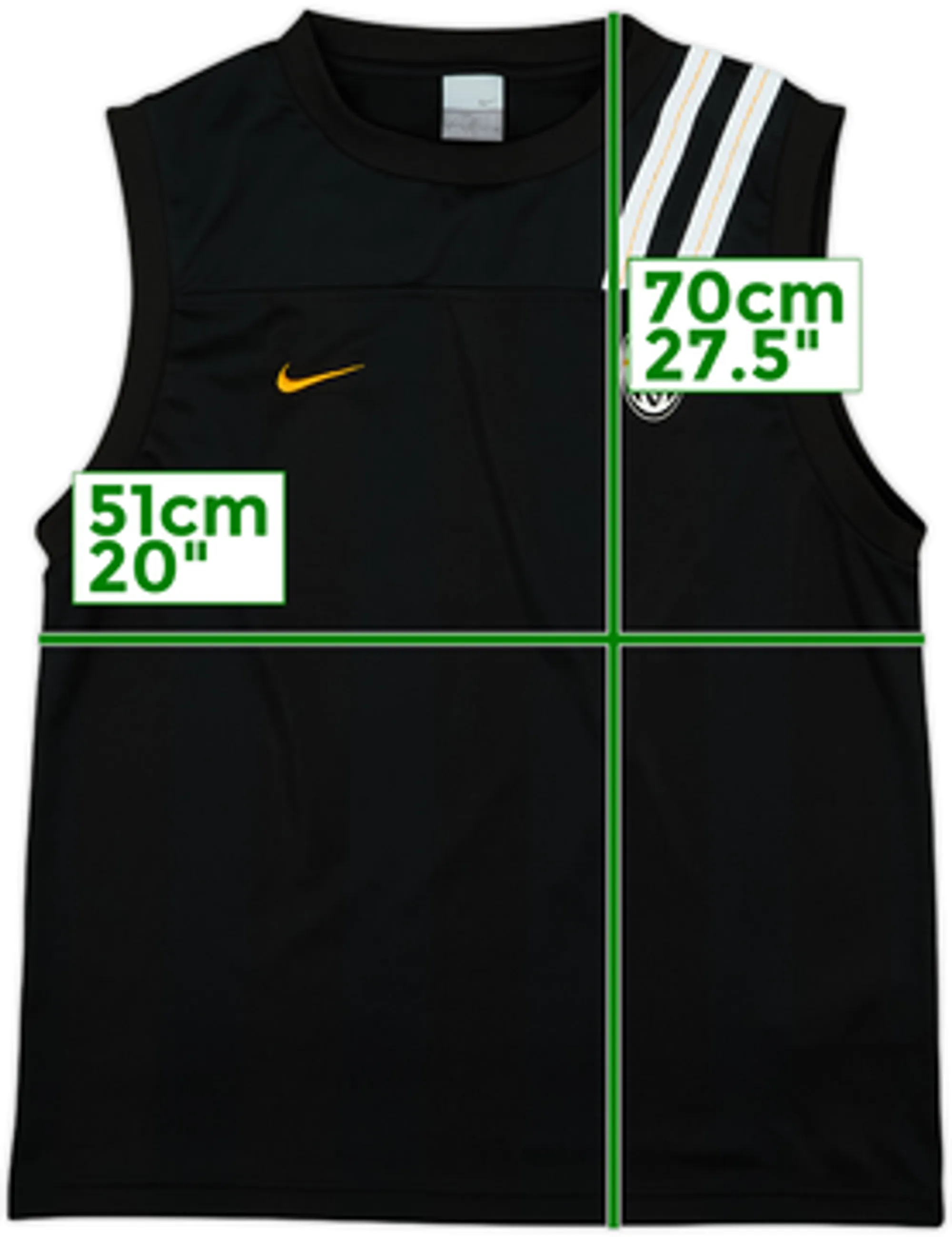 2005-06 Juventus Nike Training Vest - 9/10 - (L)