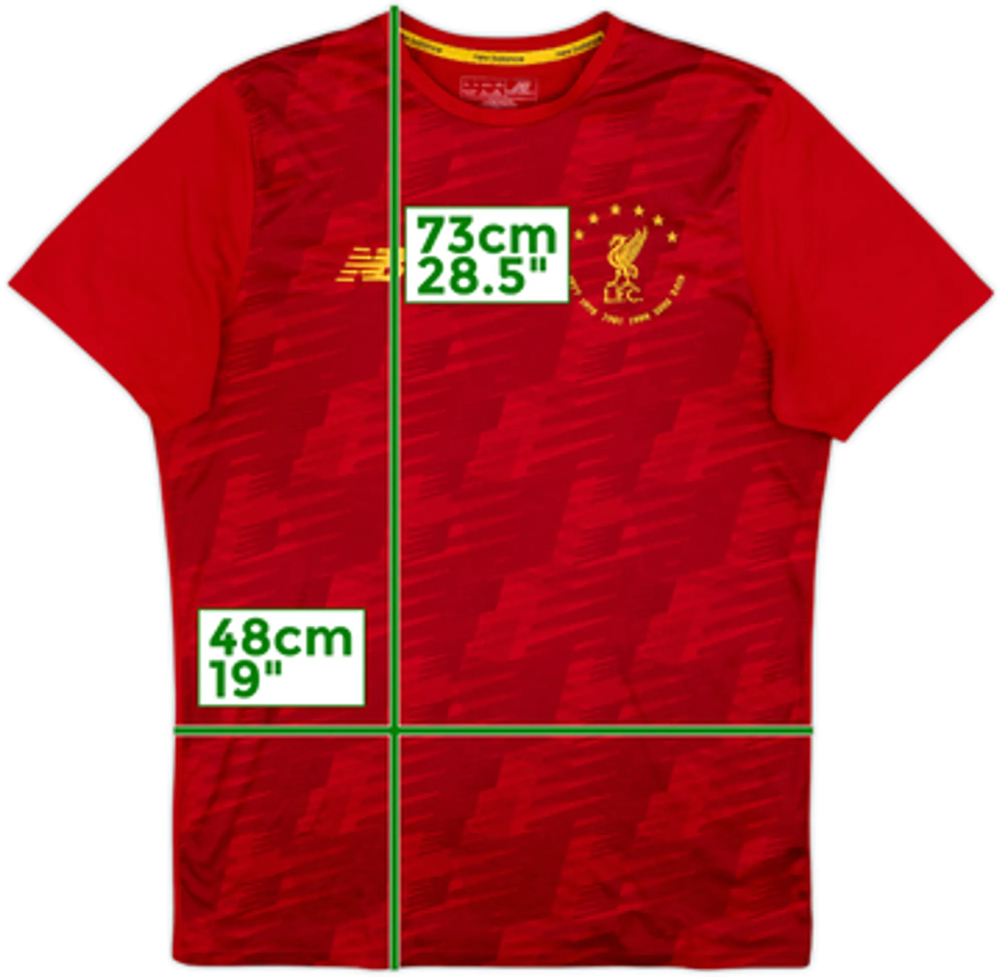 2019-20 Liverpool '6 Times' New Balance Training Shirt - 9/10 - (L)