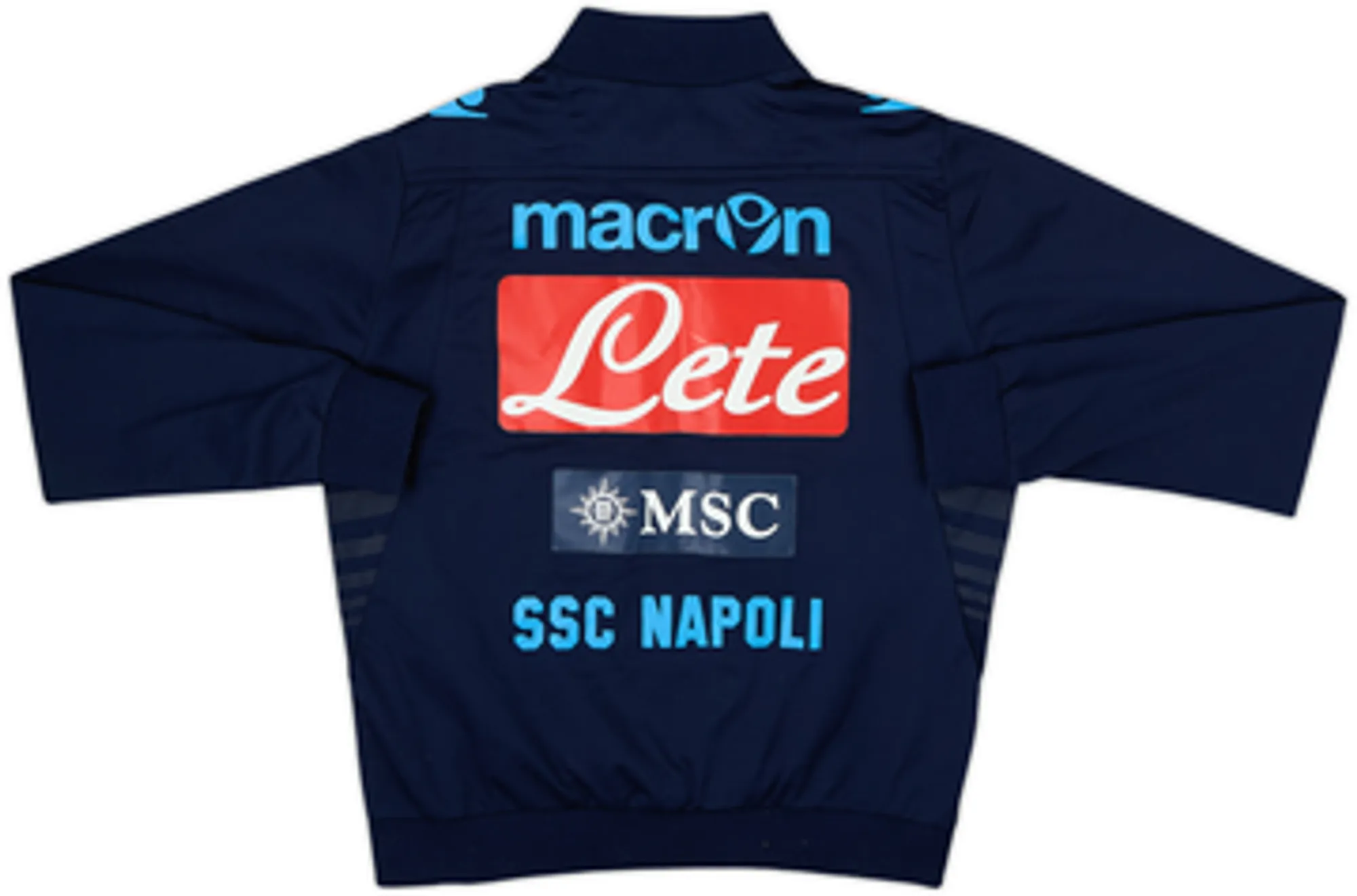 2013-14 Napoli Macron 1/4 Zip Drill Top - 8/10 - (L.Boys)