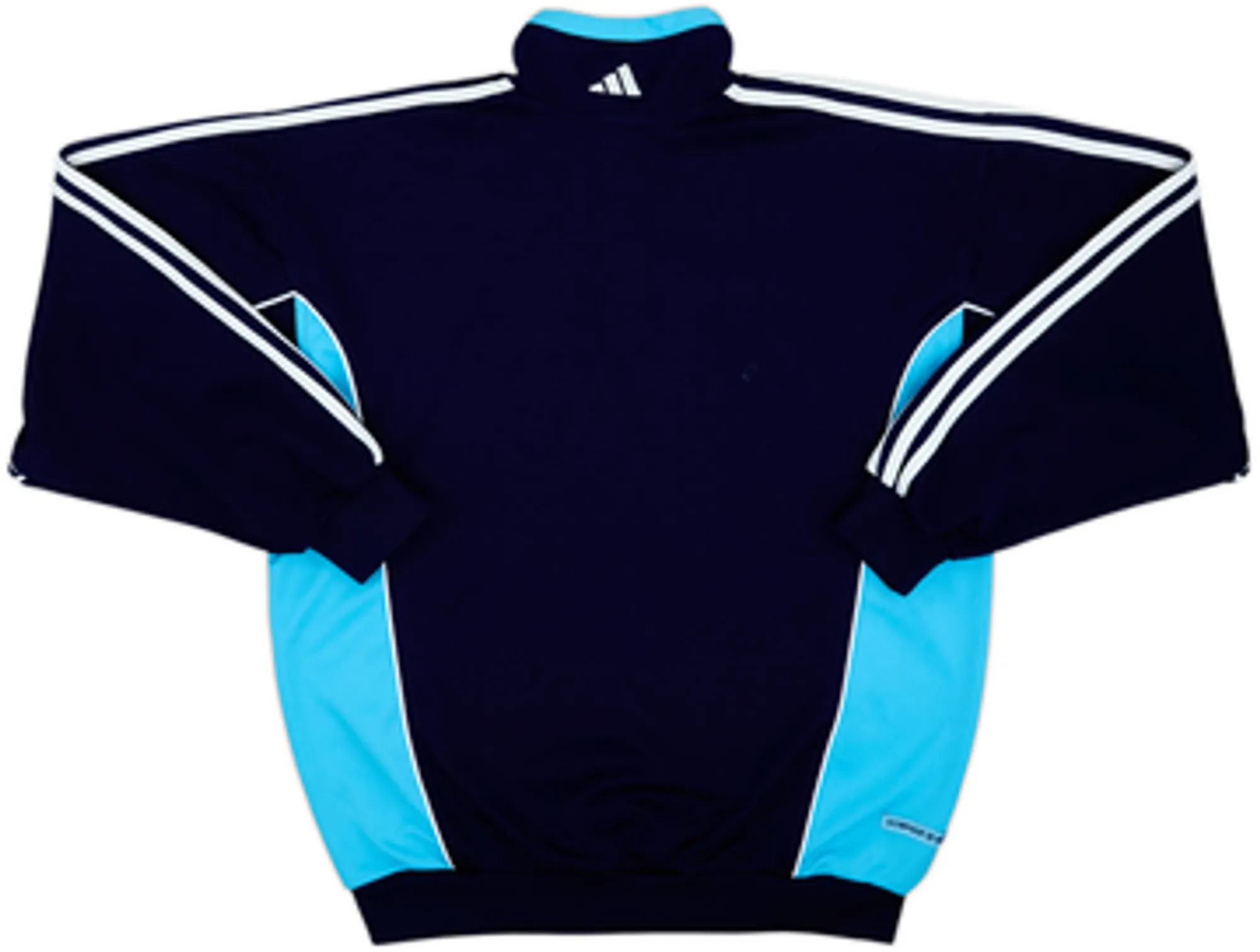 1999-00 Olympique Marseille adidas 1/4 Zip Drill Top - 7/10 - (M)