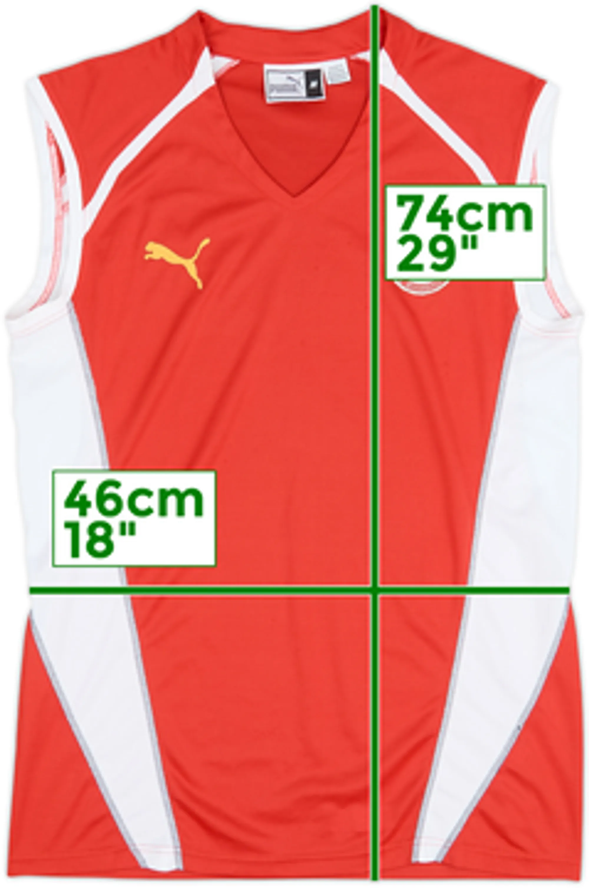 2005-06 Olympiakos Puma Training Vest - 7/10 - (M)