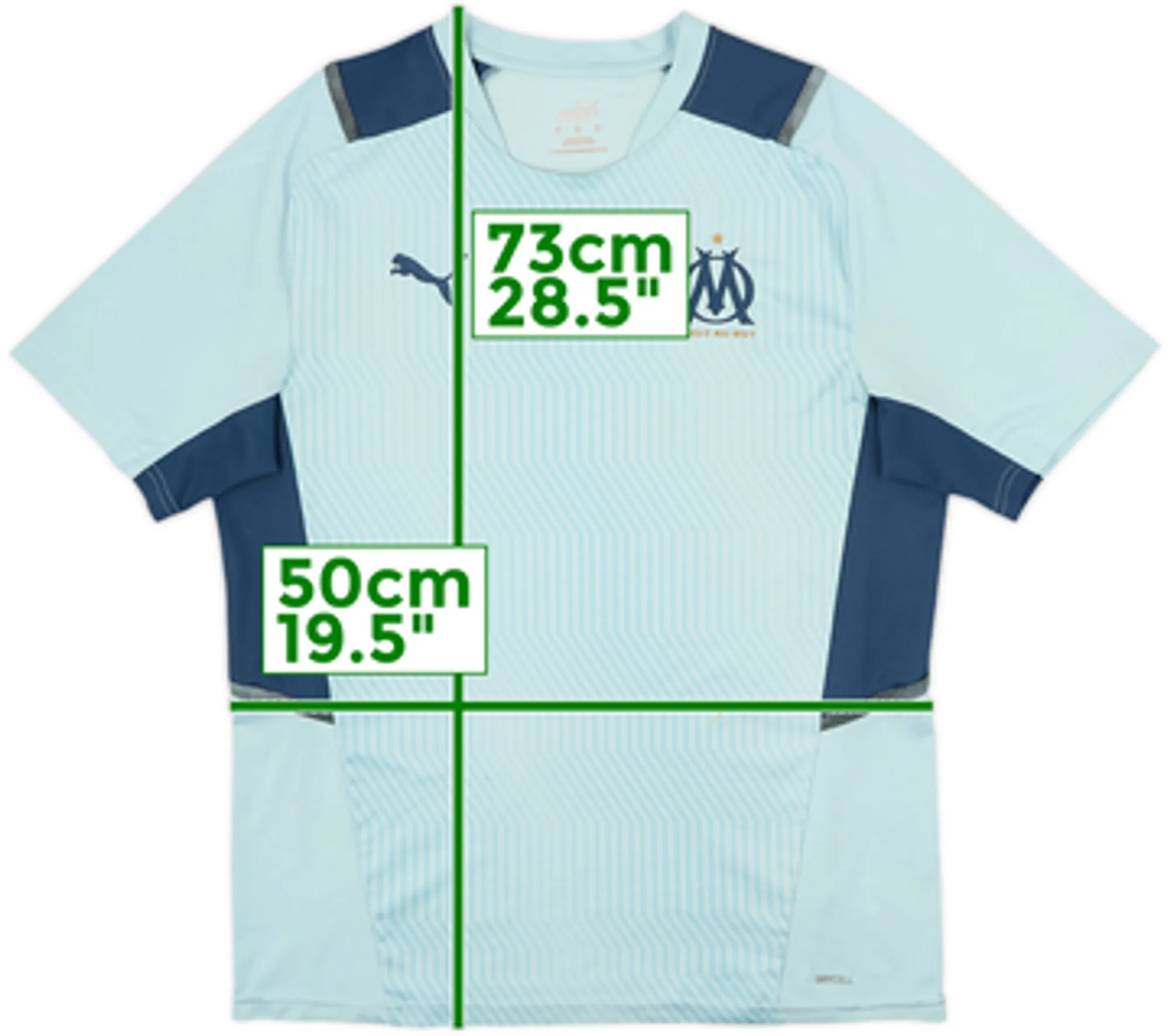 2021-22 Olympique Marseille Puma Training Shirt - 6/10 - (L)