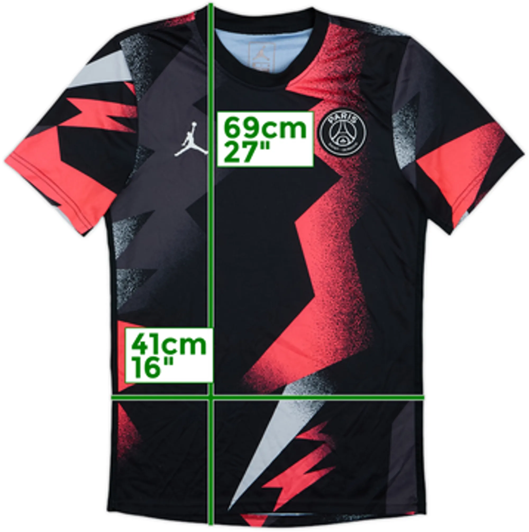 2019-20 Paris Saint-Germain Nike Jordan Training Shirt - 8/10 - (S)