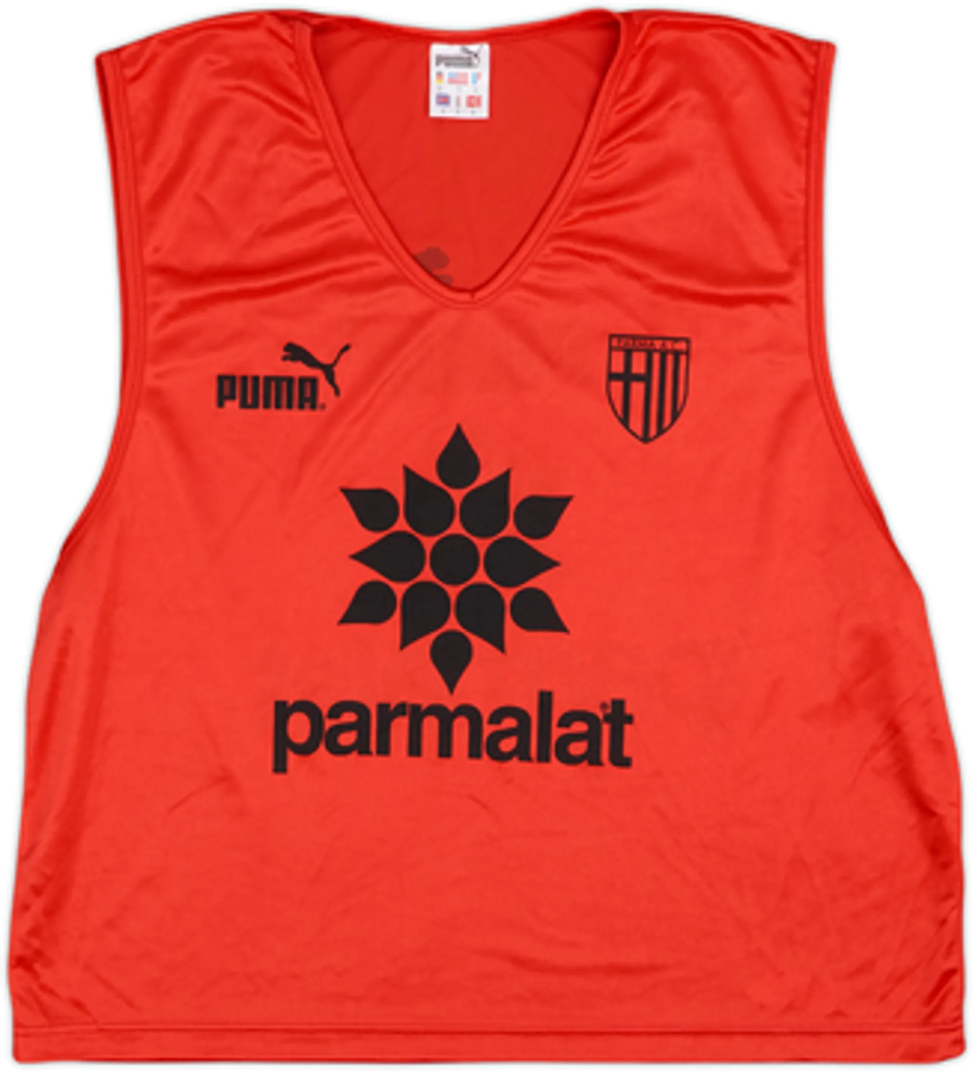 1995-98 Parma Puma Training Bib - 9/10 - (S)