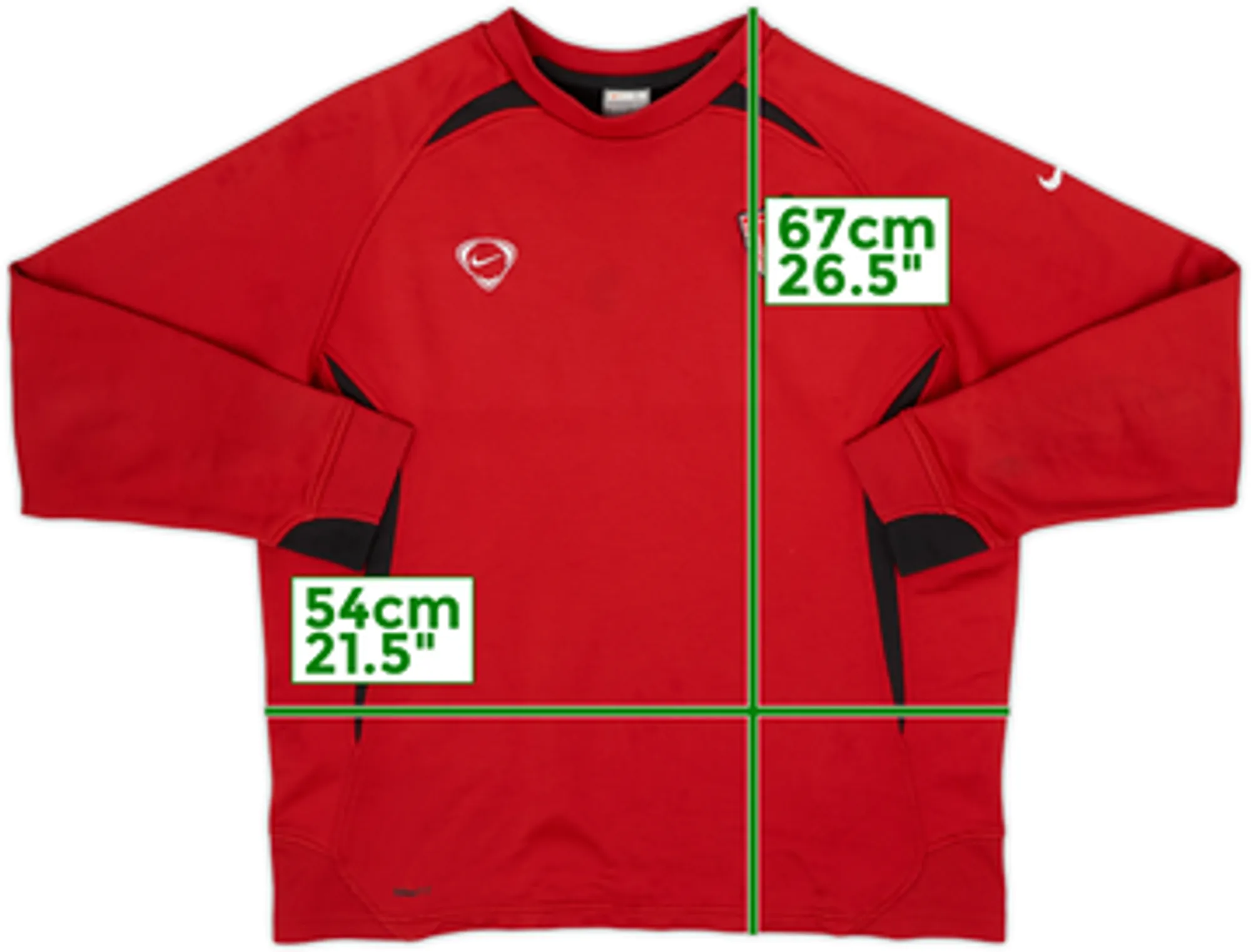 2007-08 Perugia Nike Sweat Top - 7/10 - (L)