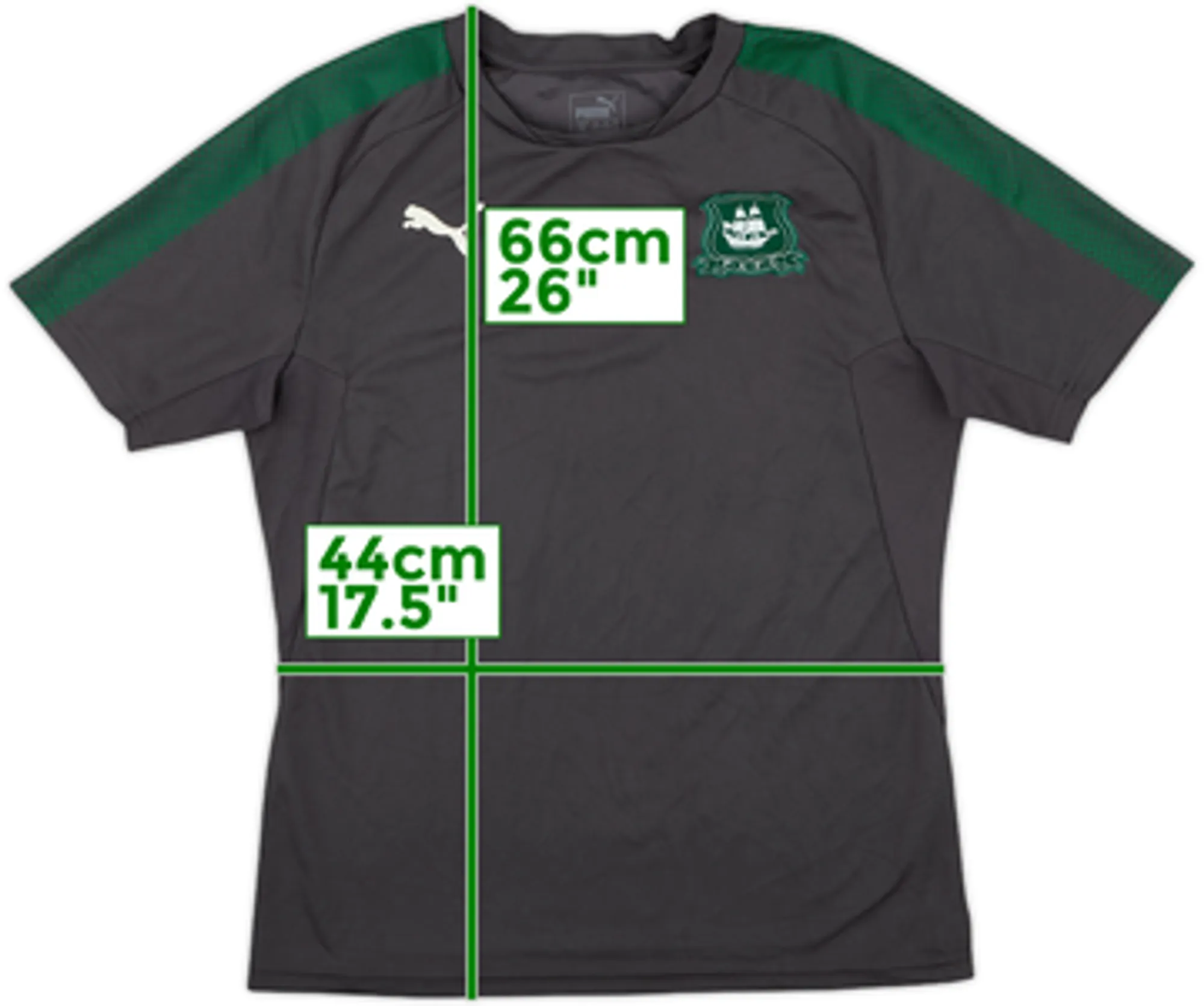 2017-18 Plymouth Argyle Puma Training Shirt - 9/10 - (M)