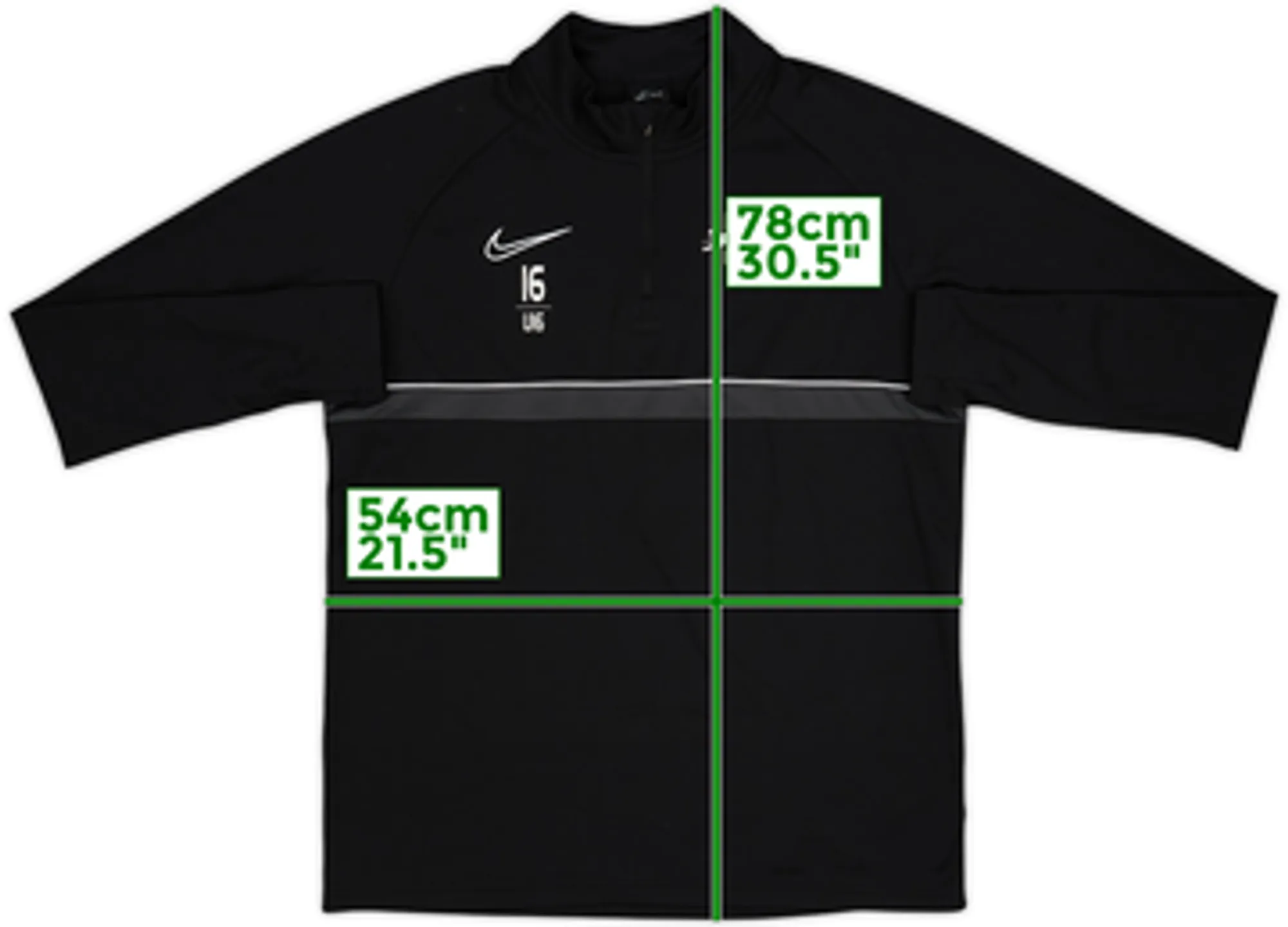 2021-22 RB Leipzig Youth Player Issue Nike 1/4 Zip Drill Top #16 - 8/10 - (L)