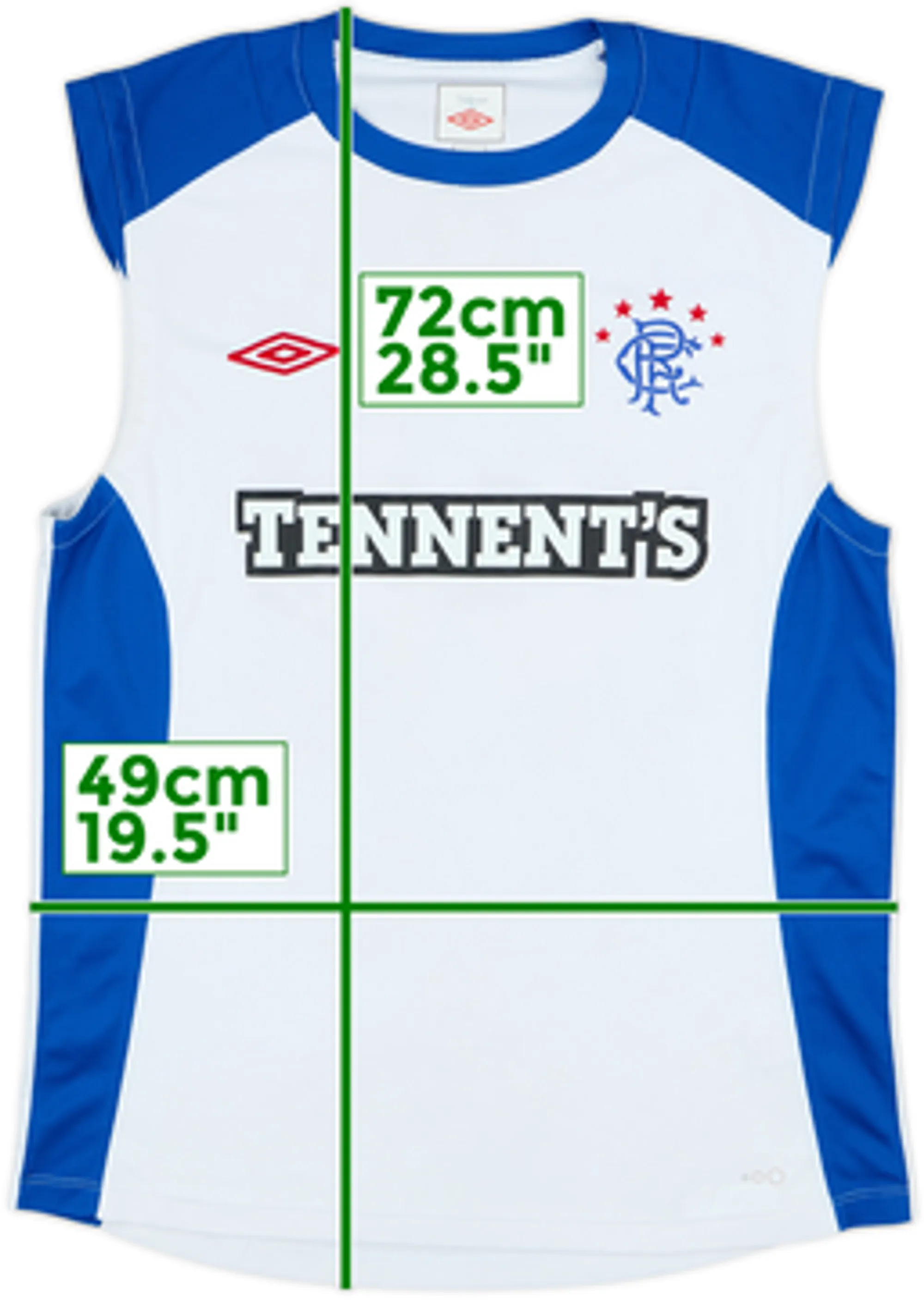 2010-11 Rangers Umbro Training Vest - 7/10 - (L)