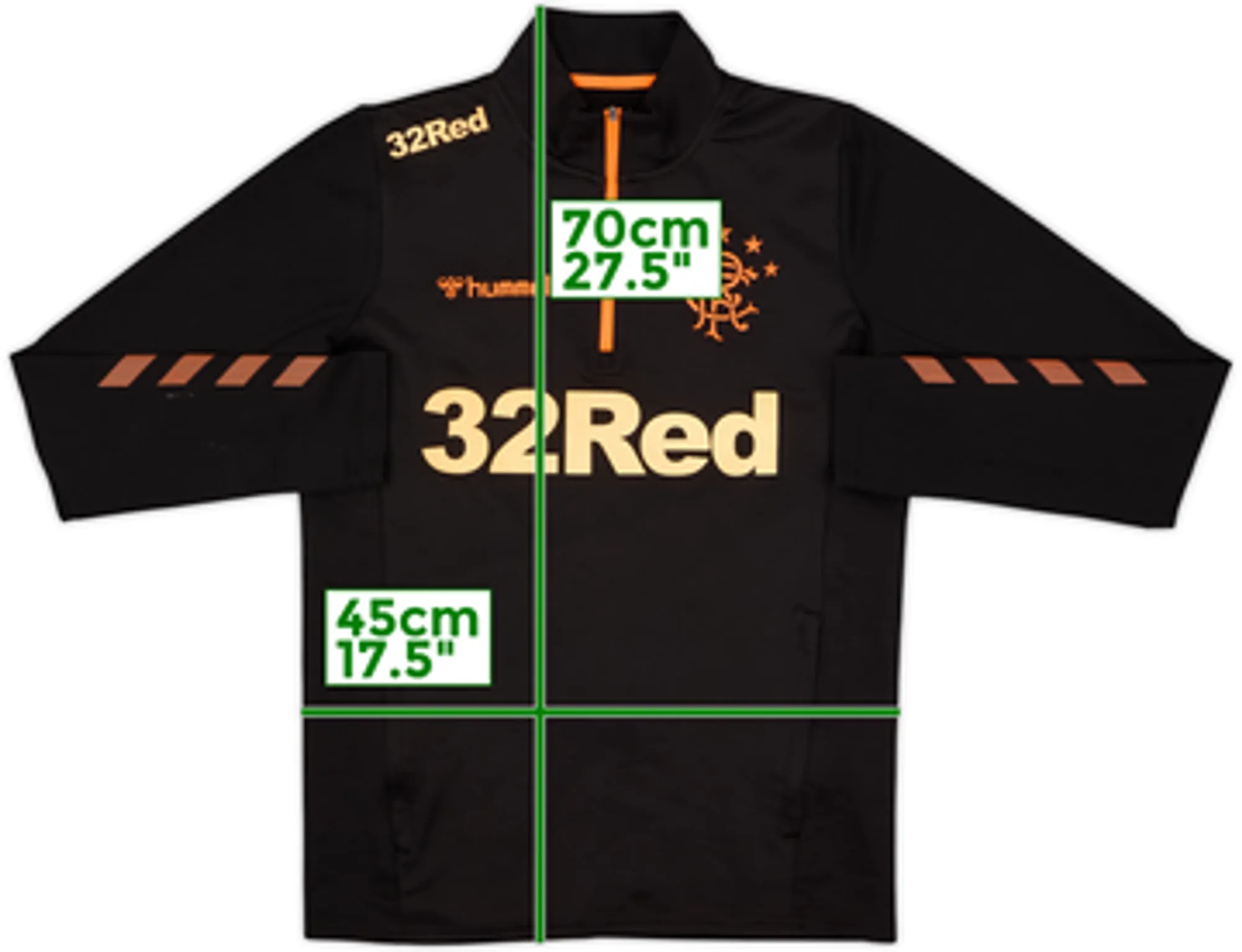 2019-20 Rangers Hummel 1/4 Zip Drill Top - 6/10 - (S)