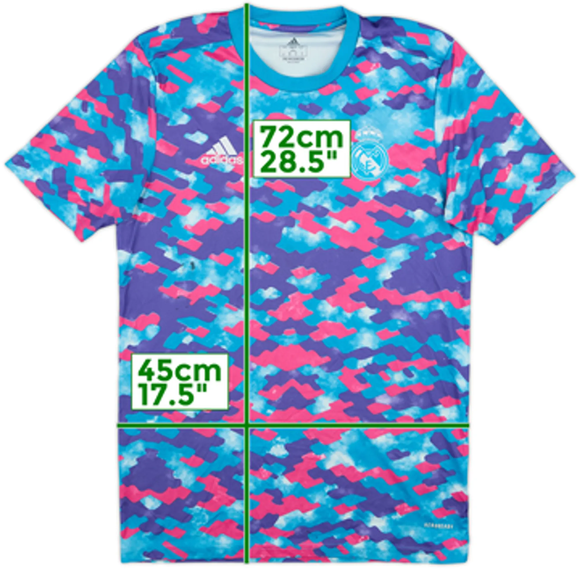 2021-22 Real Madrid adidas Training Shirt - 5/10 - (S)