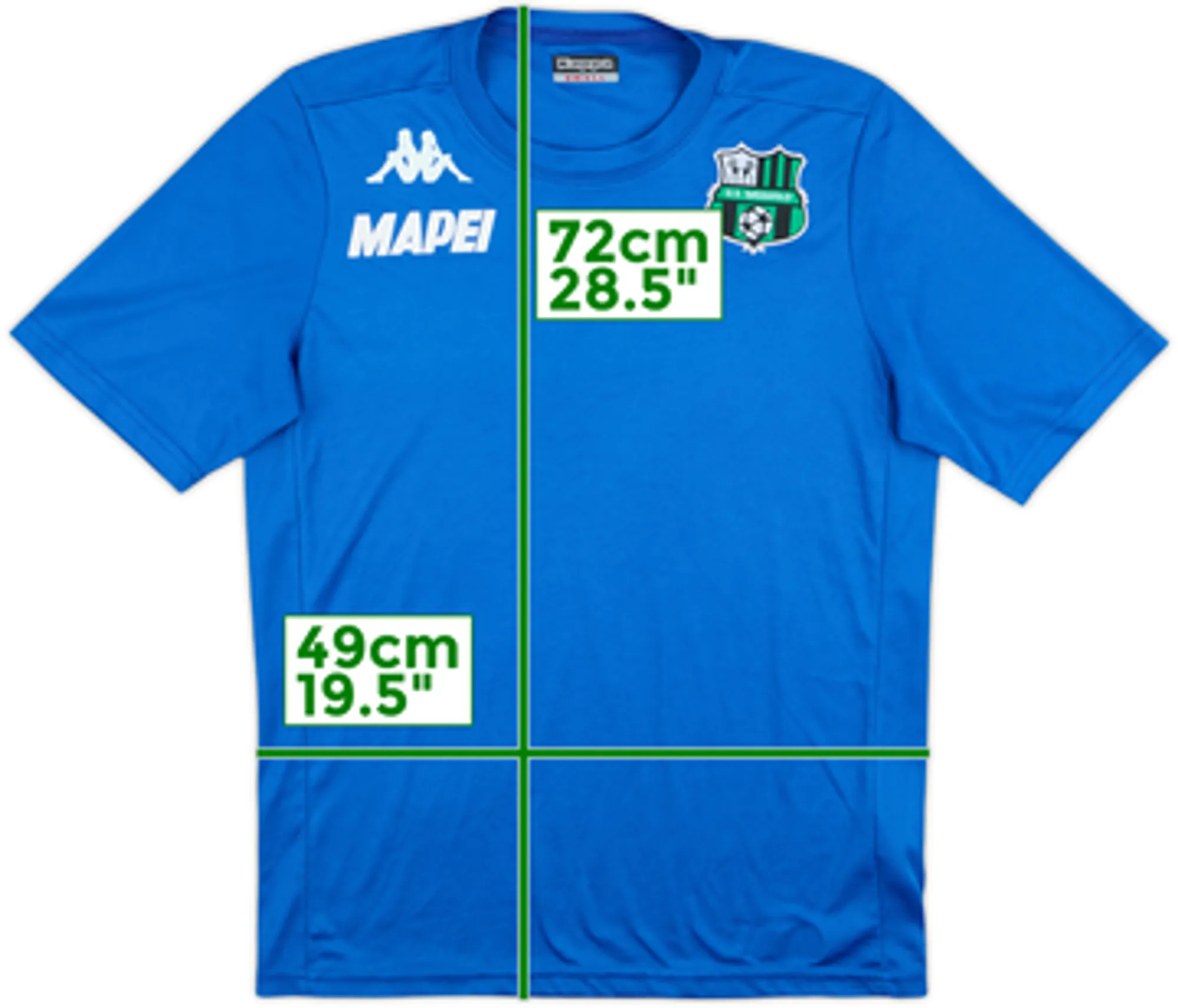 2016-17 Sassuolo Kappa Training Shirt - 8/10 - (S)