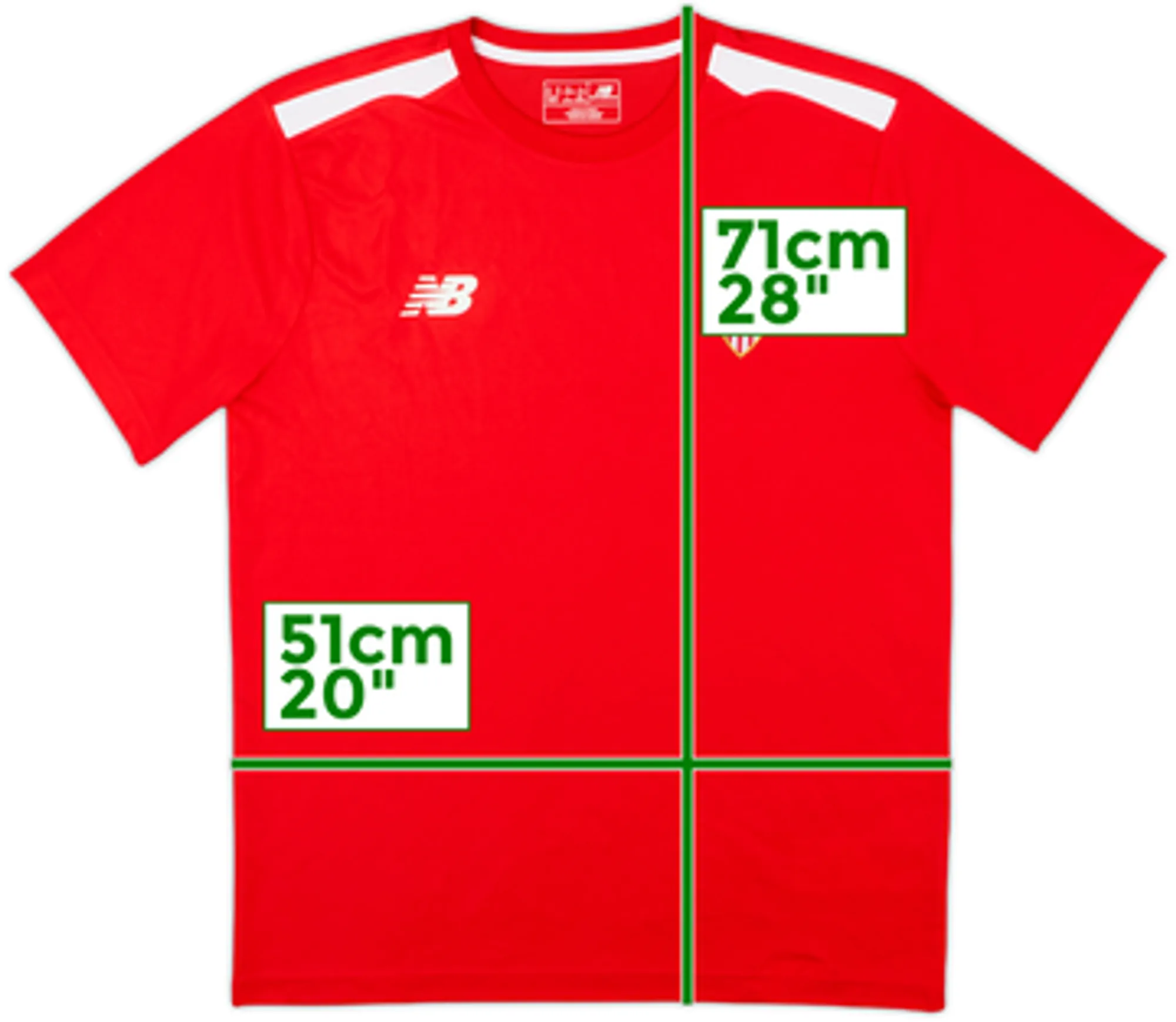 2016-17 Sevilla New Balance Training Shirt - 9/10 - (M)