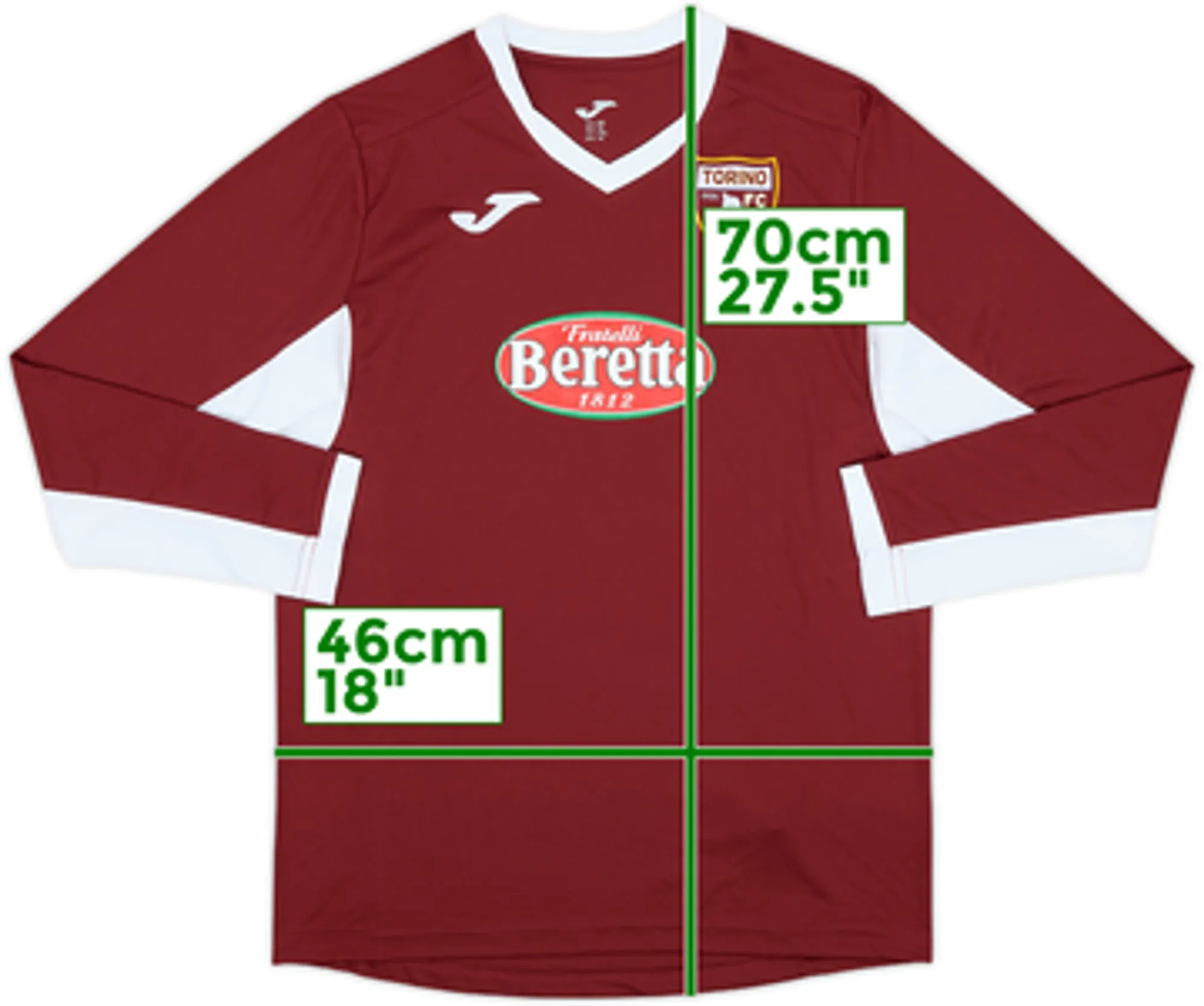 2022-23 Torino Joma Training L/S Shirt - 10/10 - (XS)