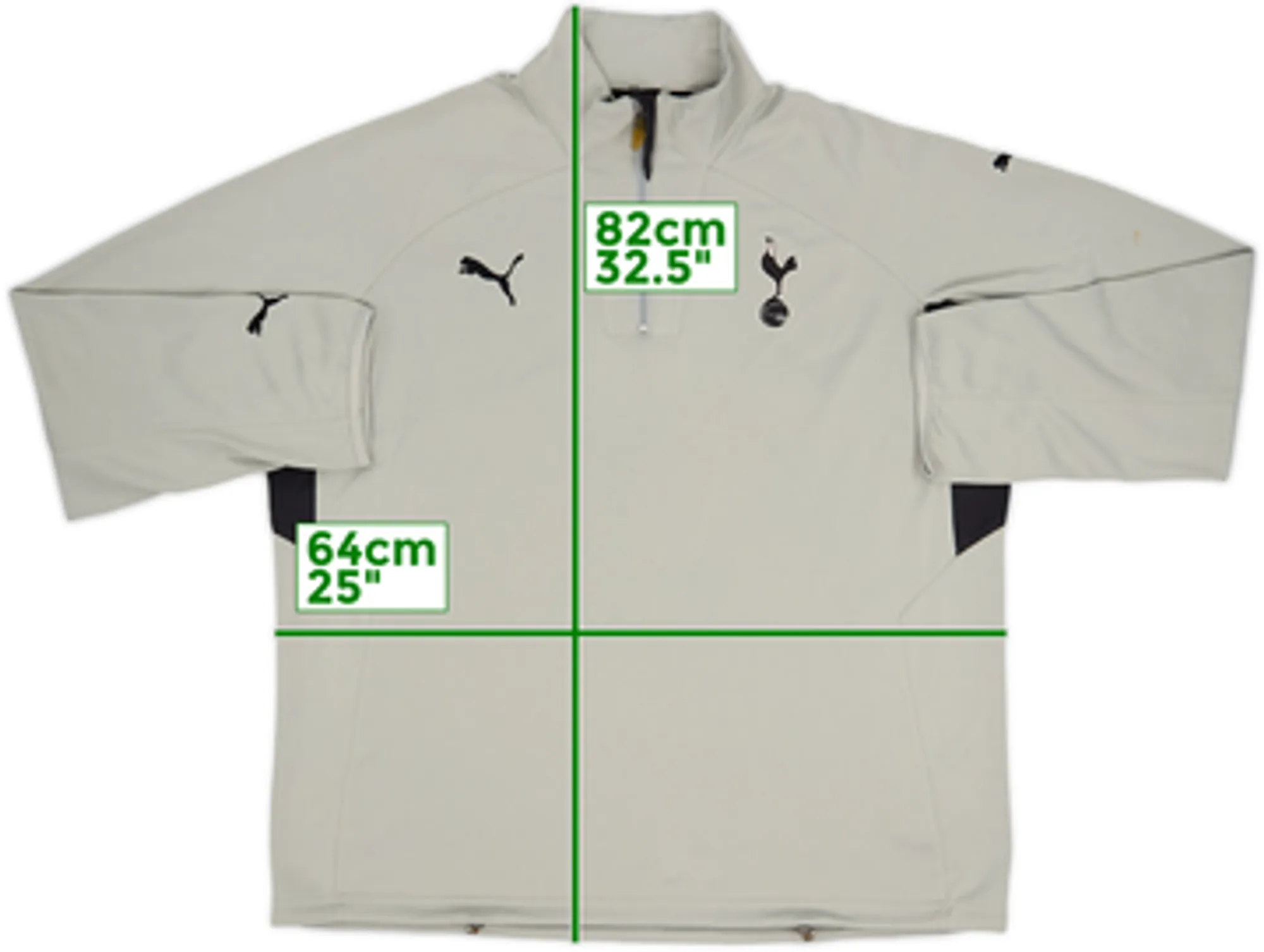 2009-10 Tottenham Puma 1/4 Zip Drill Top - 8/10 - (XL)