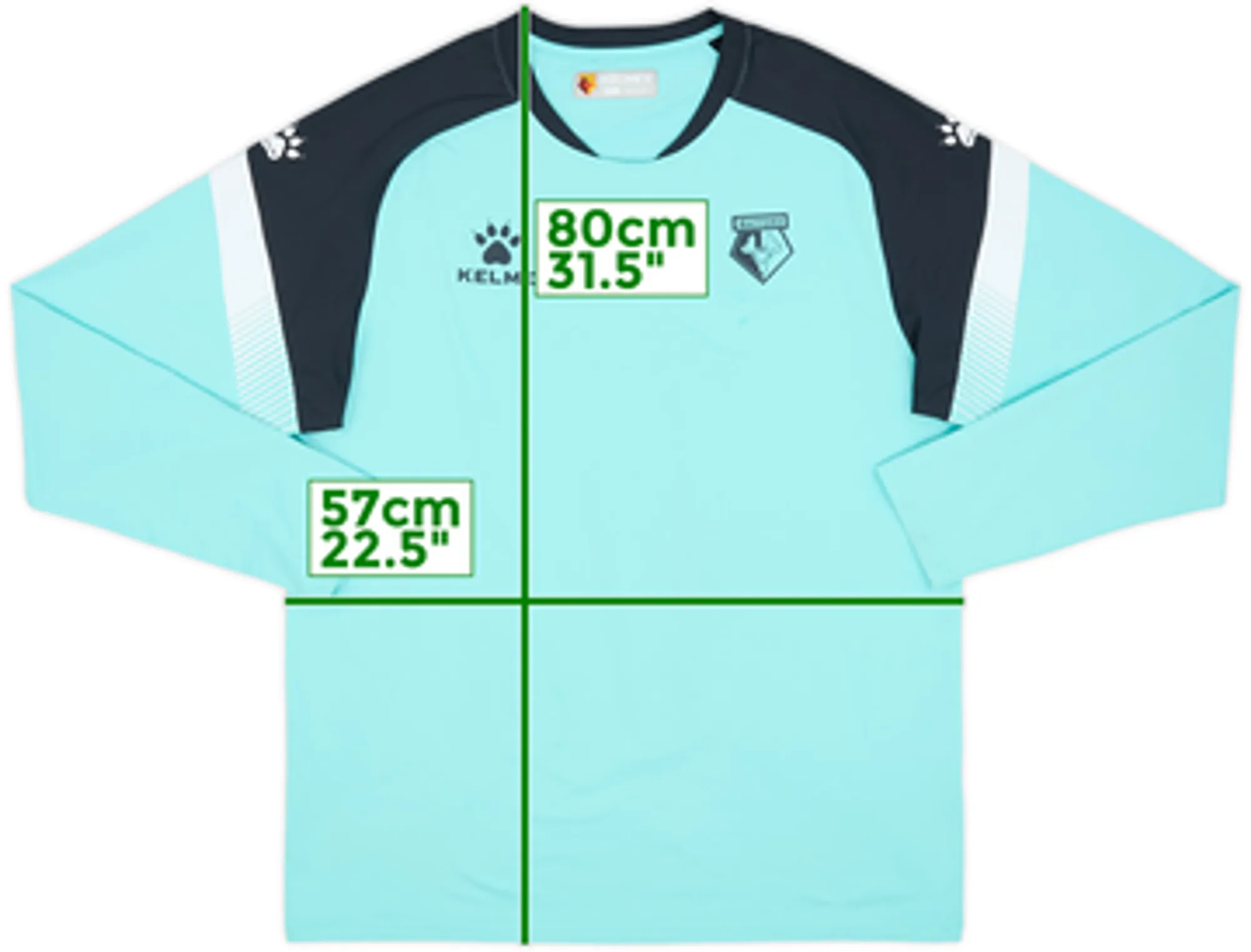 2022-23 Watford Kelme Training L/S Shirt - 6/10 - (XL)