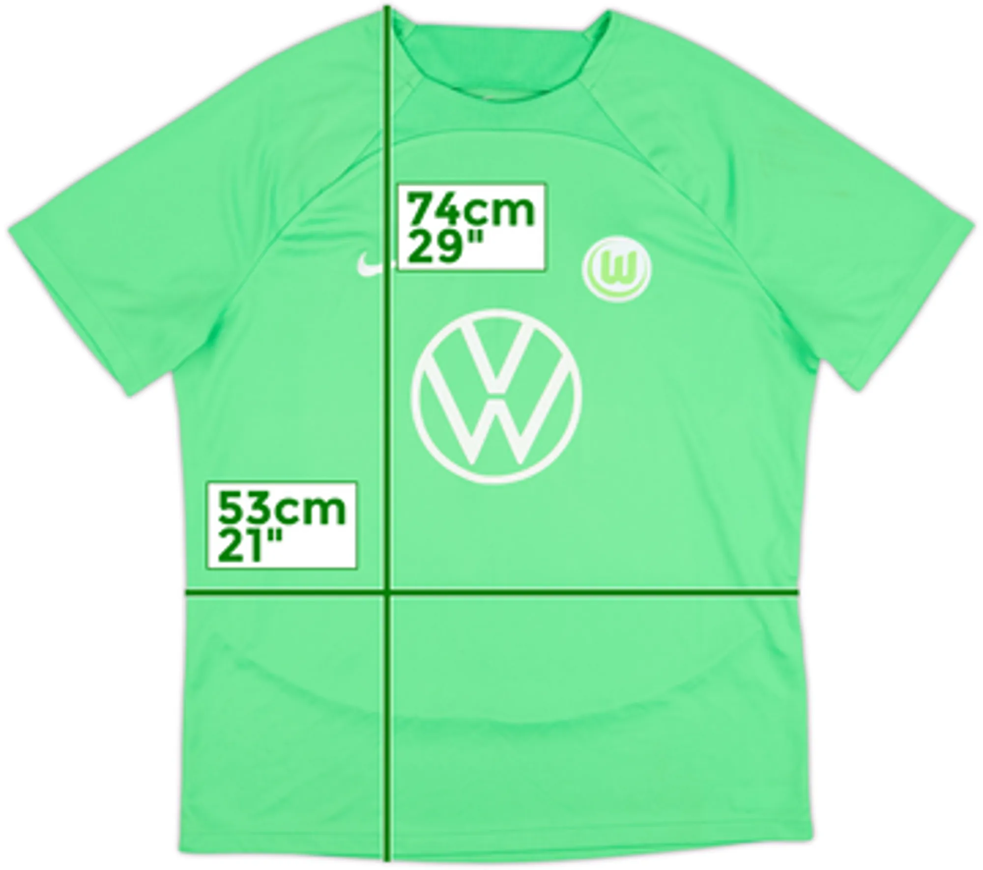 2022-23 Wolfsburg Nike Training Shirt - 8/10 - (XL)