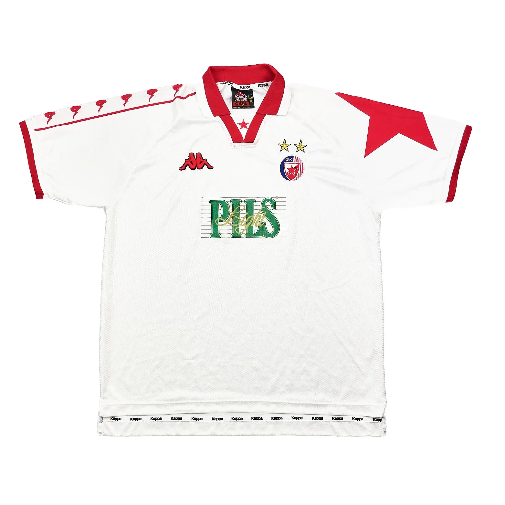 1999/00 Red Star Belgrade Away Shirt (XL) Kappa | Cult Kits