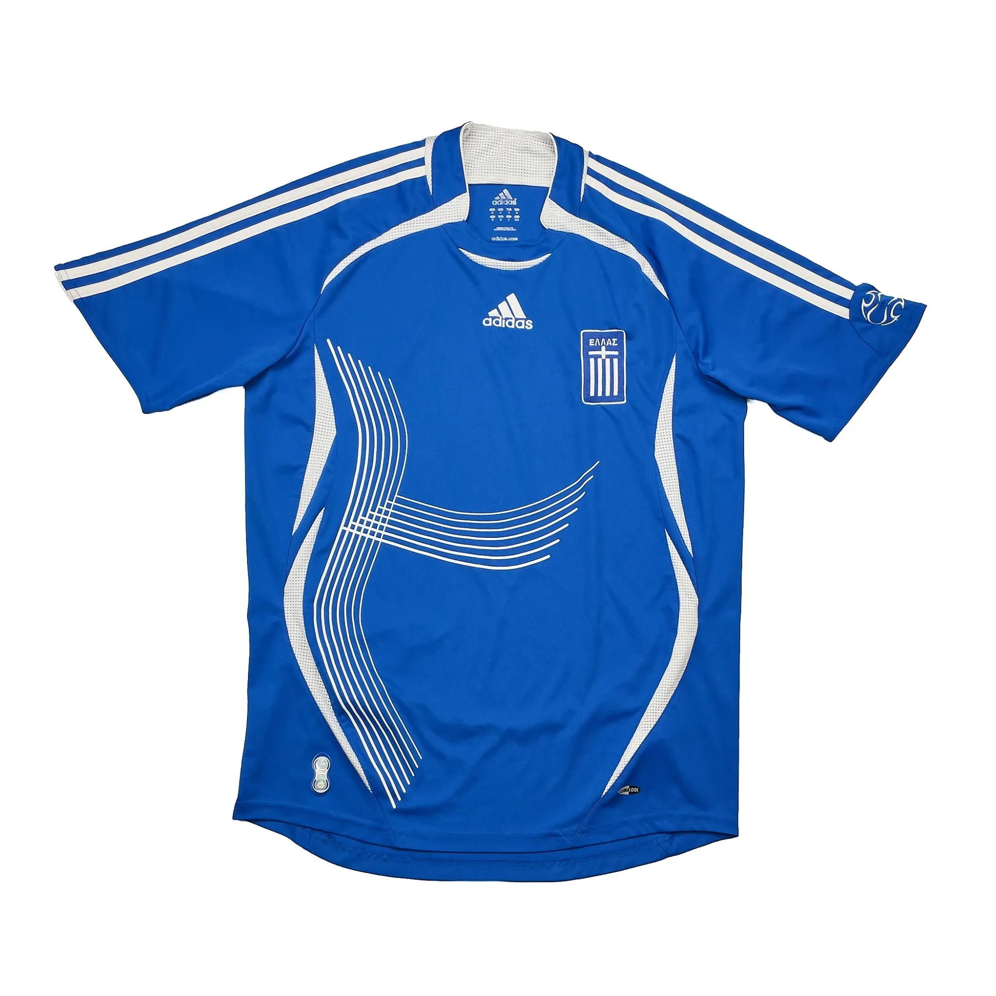 2006/07 Greece Home Shirt (M) Adidas | Cult Kits