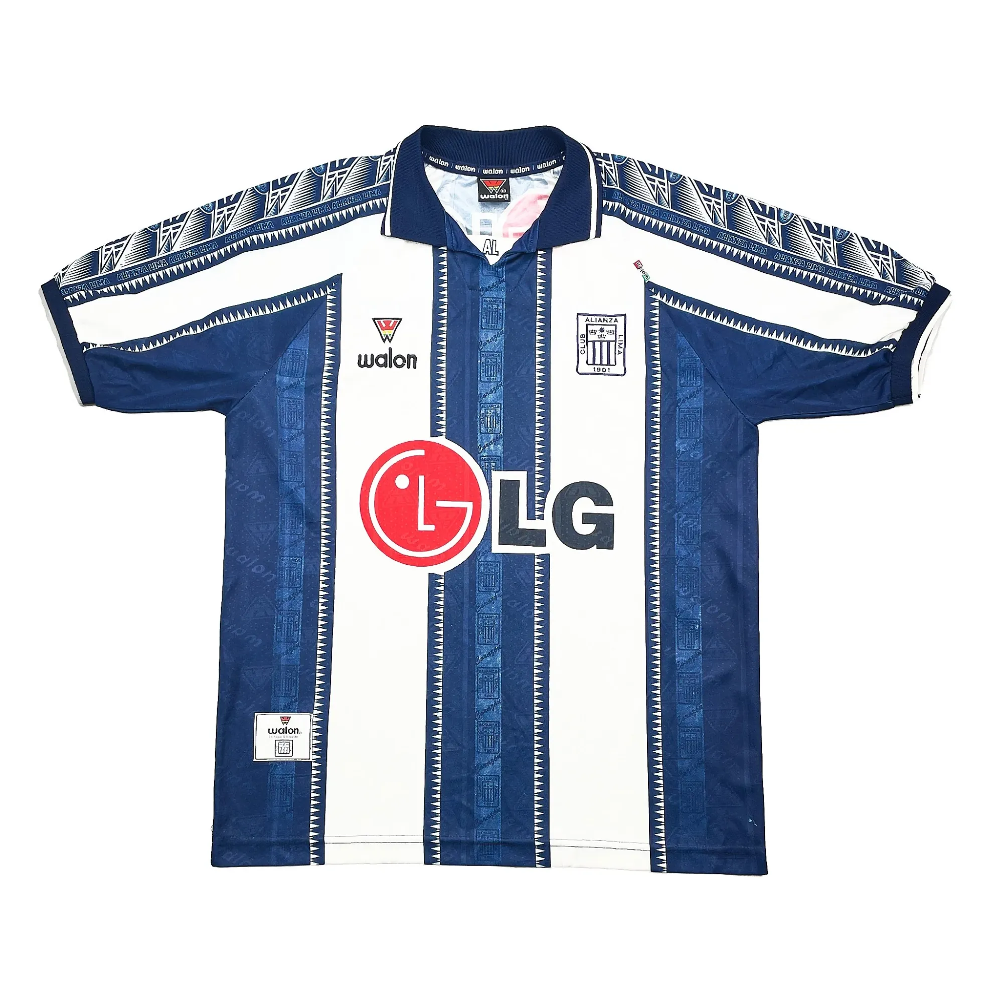 1999 Alianza Lima Home Shirt (XL) Walon | Cult Kits