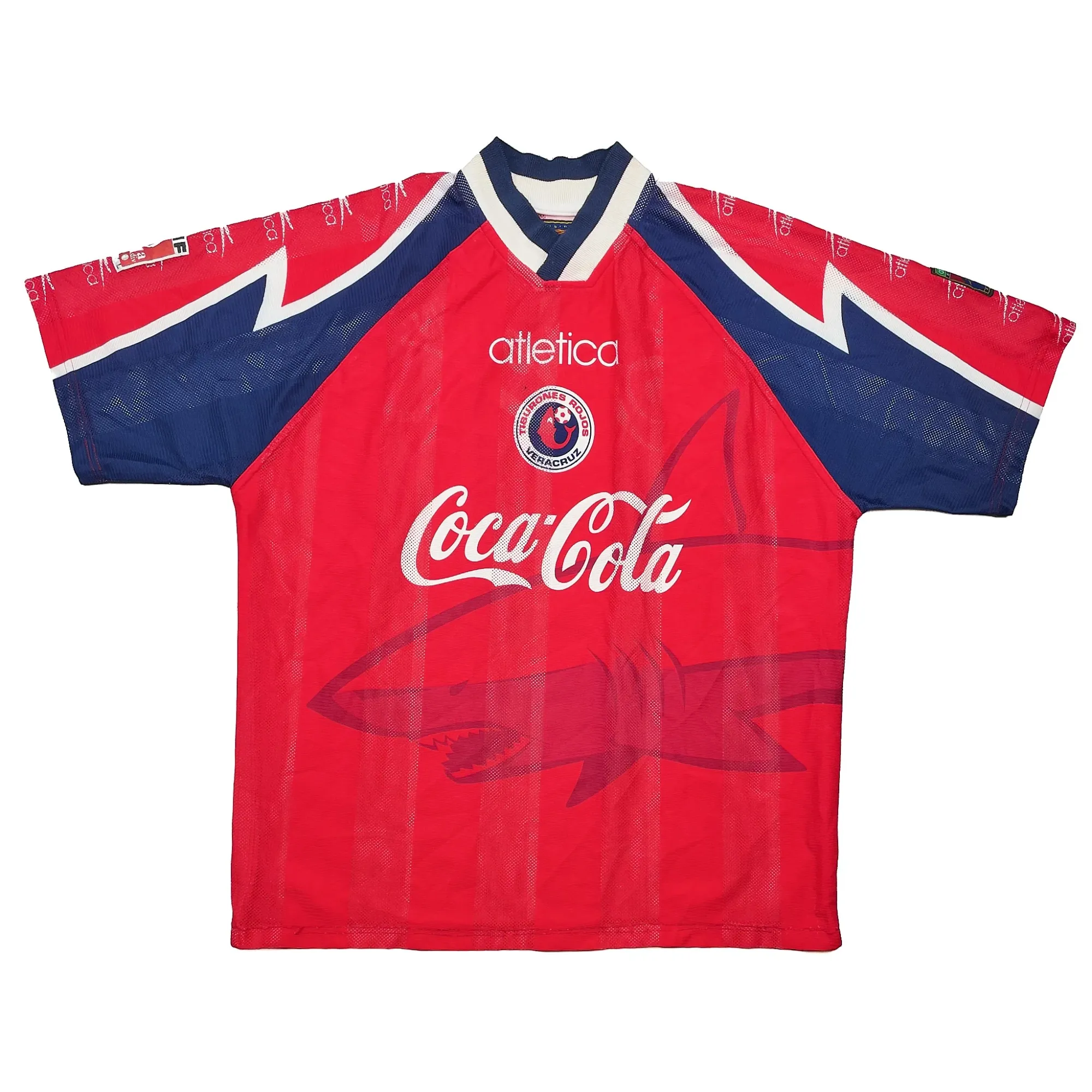 1998/99 Tiburones Veracruz Home Shirt (XL) Atletica | Cult Kits
