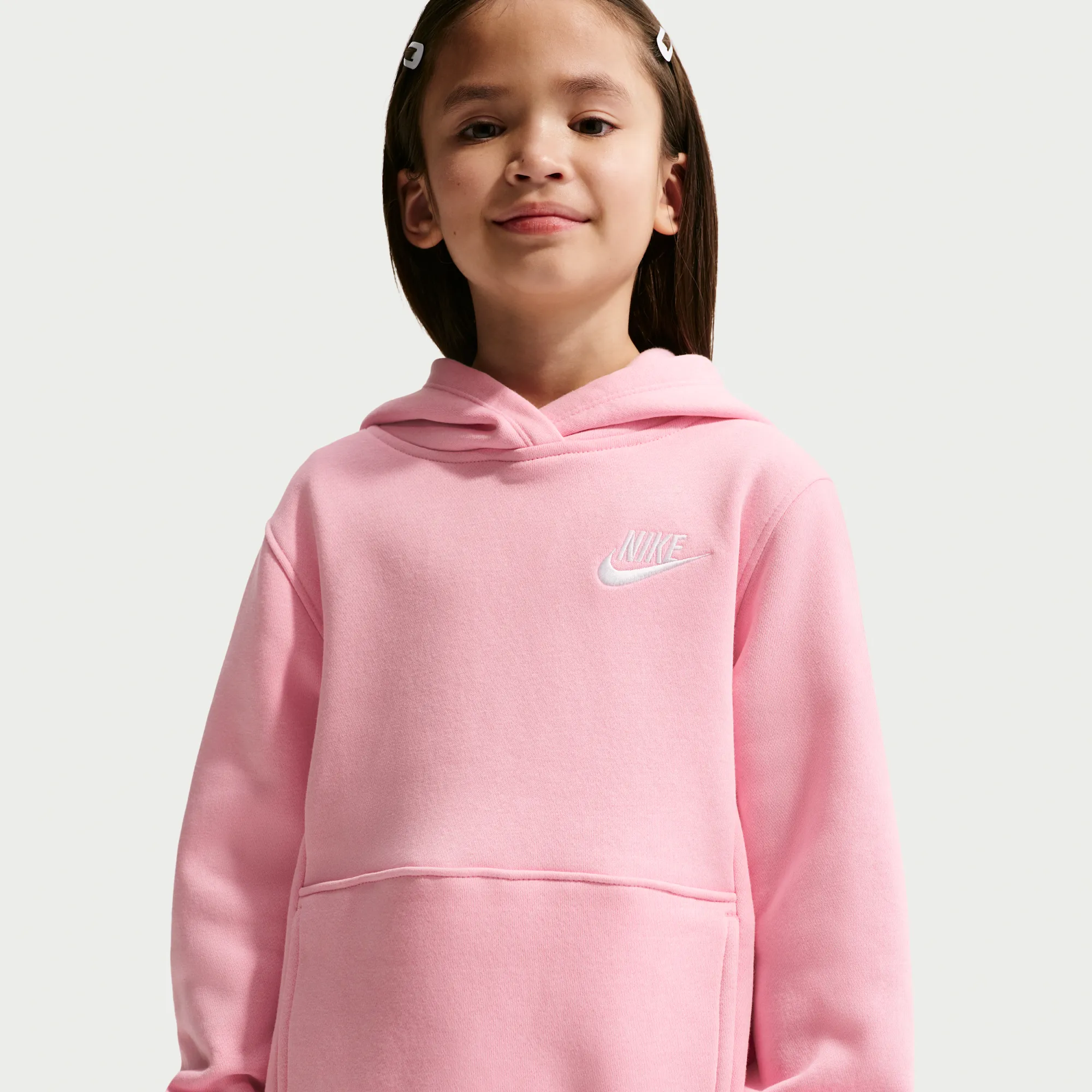 Nike Club Little Kids' Fleece Pullover Hoodie - Pink