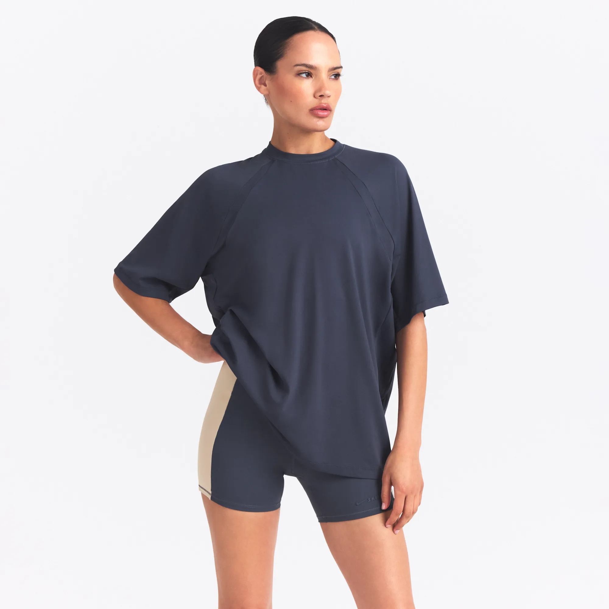 NikeSKIMS Airy Women's Oversized T-Shirt - Blue