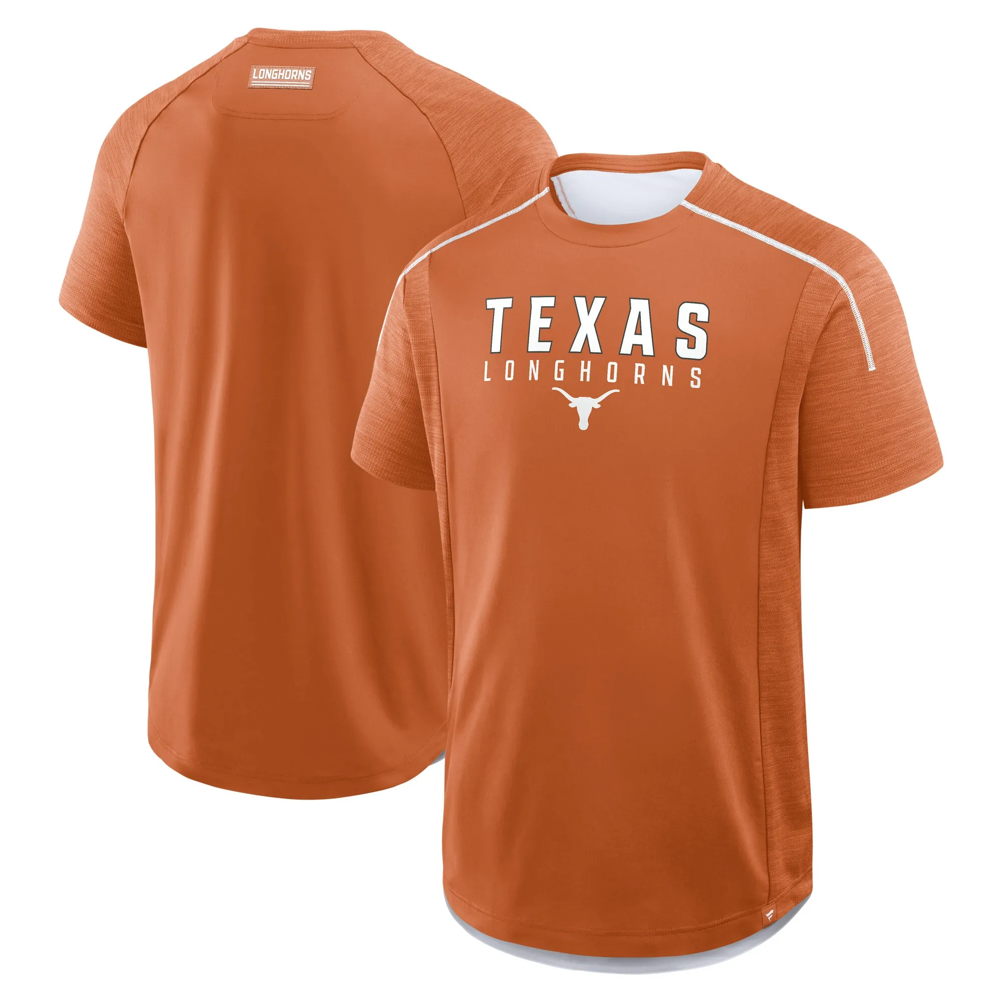 Texas Longhorns Defender Poly T-Shirt - Mens
