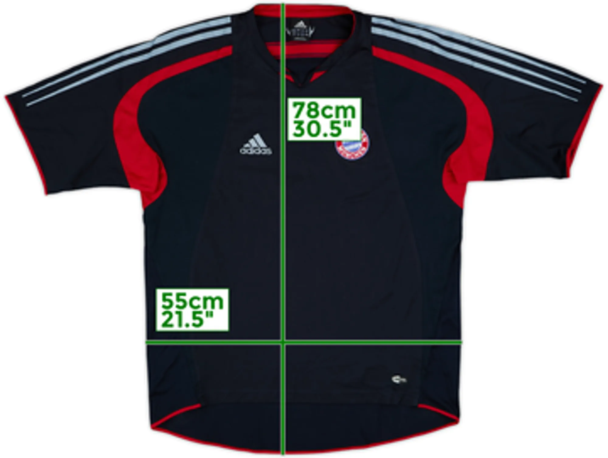2004-05 Bayern Munich adidas Training Shirt - 8/10 - (L)